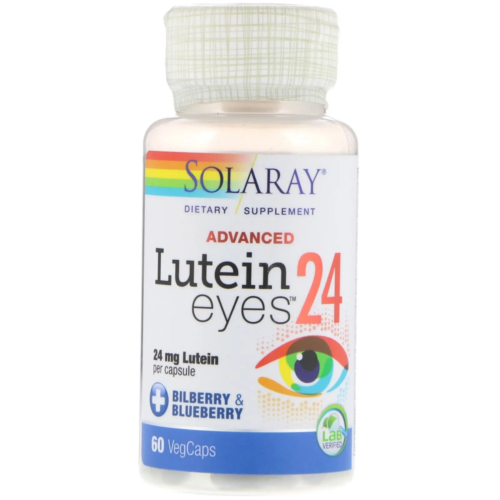 Buy Lutein Eyes Advanced 60 Veg Caps By Solaray | Herbspro.com