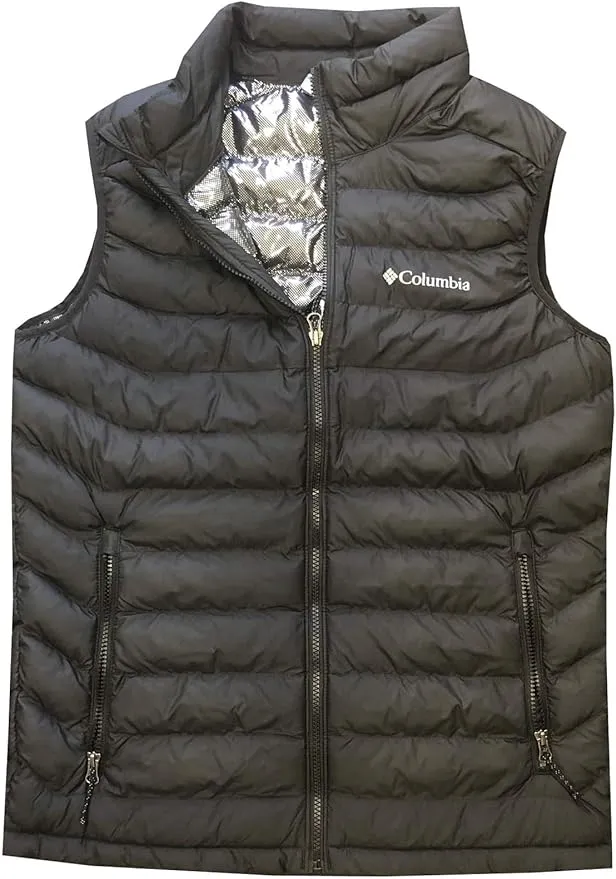 Columbia Mens White Out Omni-Heat Puffer Vest