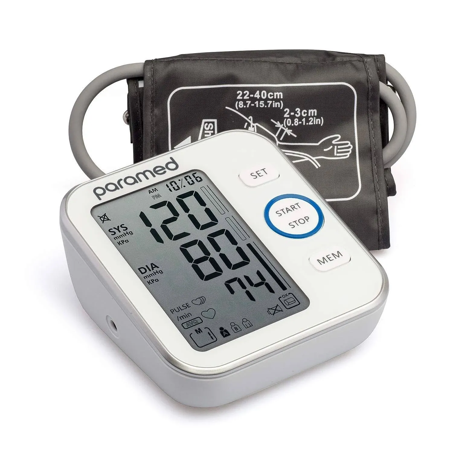 Paramed Blood Pressure Monitor - BP Machine - Automatic Upper Arm ...