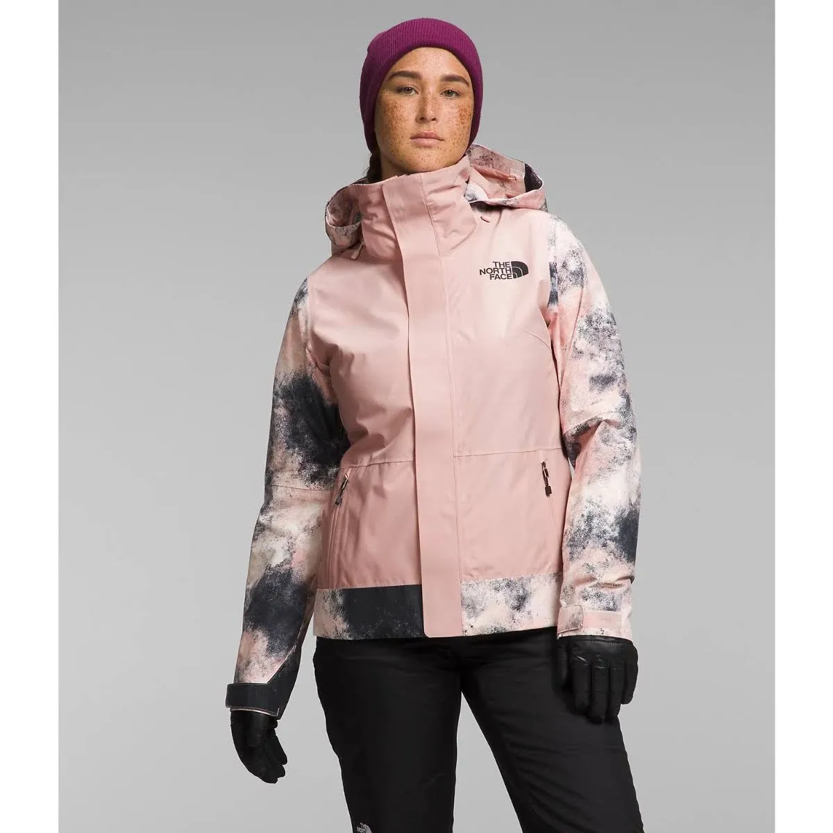 The North Face Garner Triclimate Jacket - Women's - Pink Moss Faded Dye Camo Print - Small