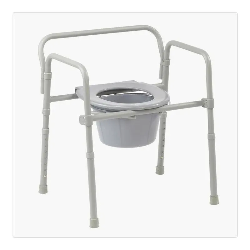 Drive Medical Folding Steel Commode