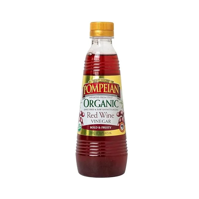 Pompeian Organic Red Wine Vinegar - 16 fl oz