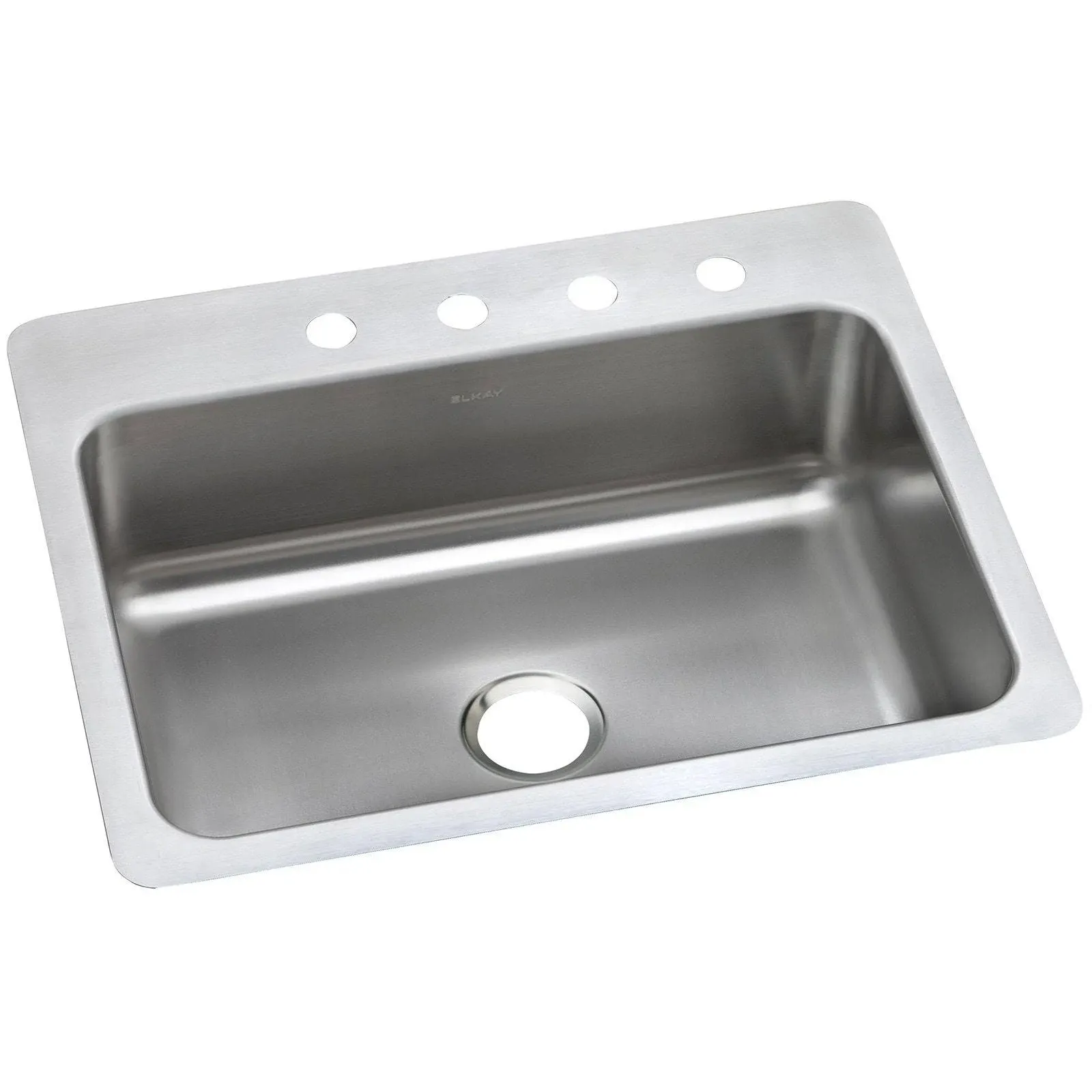 Elkay DSESR12722MR2 Dayton Single Bowl Dual Mount Stainless Steel Sink