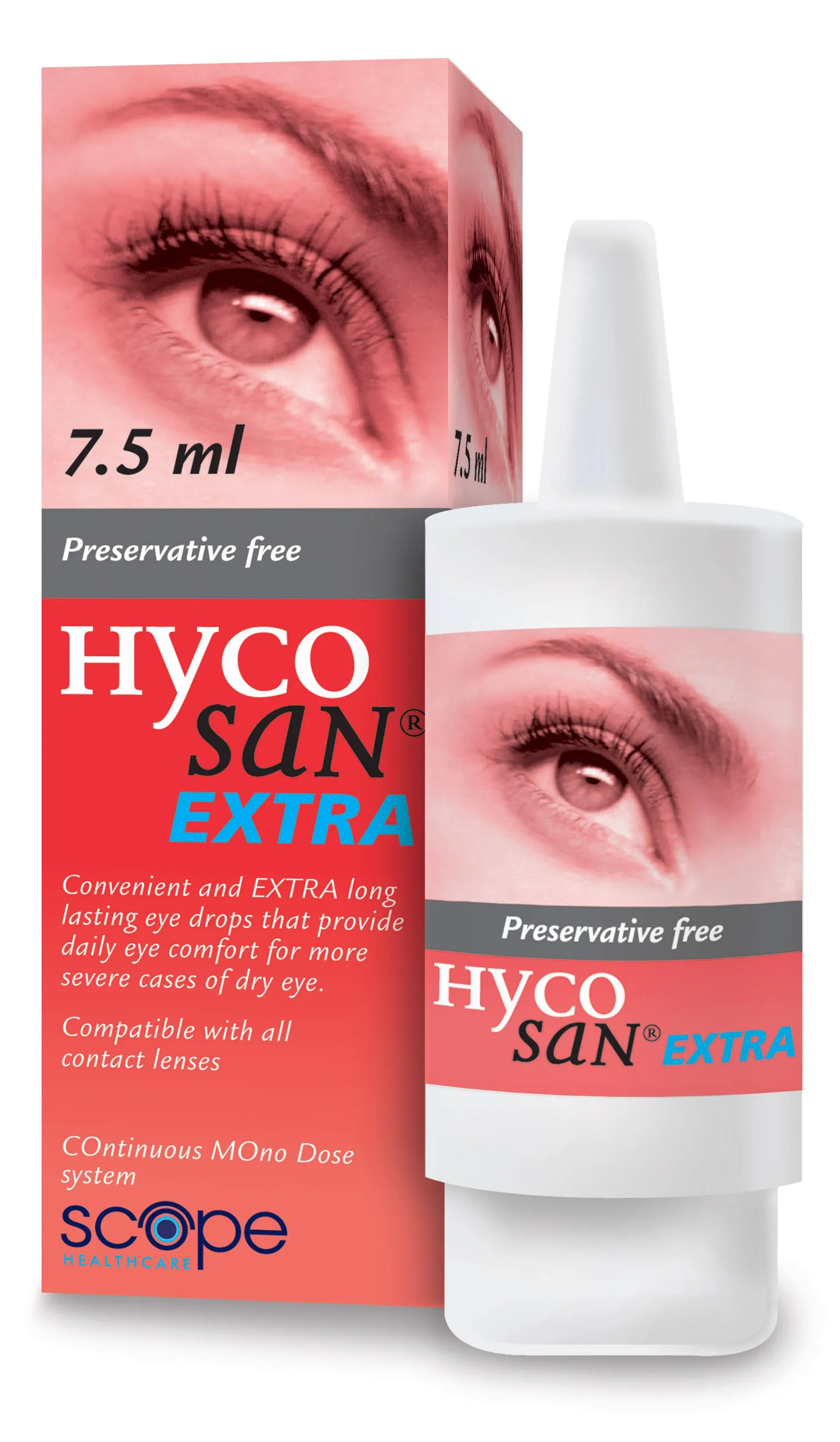 Hycosan Extra Preservative-F<wbr/>ree Lubricating Eye Drops 7.5ml