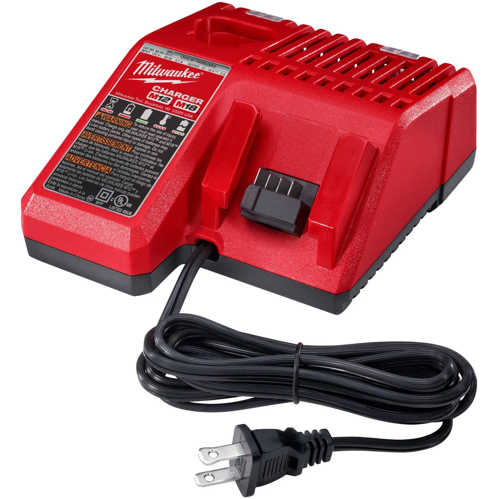 Brand New Charger for Milwaukee Battery Lithium Ion 18v 2 Year Warranty US Stock