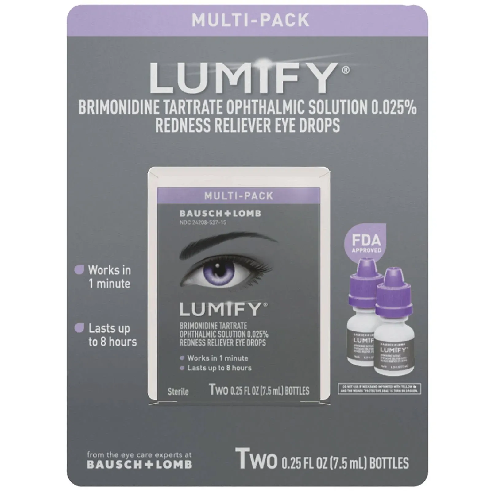 Lumify Redness Reliever Eye Drops, 7.5 mLs