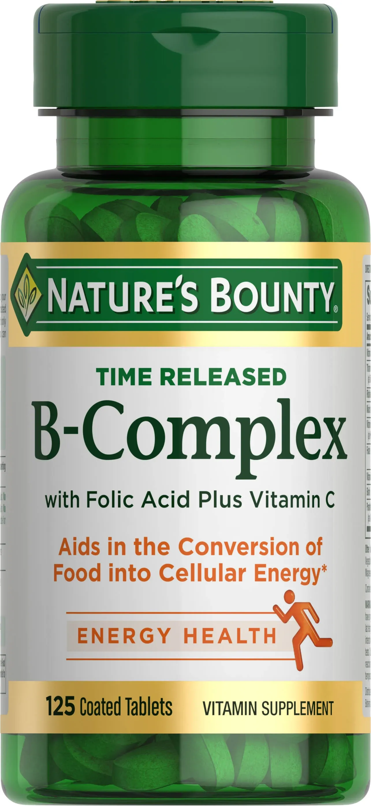 Nature's Bounty B Complex with Folic Acid Plus Vitamin C