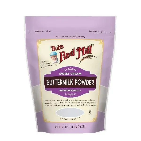 Bob's Red Mill Natural Foods Inc Buttermilk Powder Sweet Cream, 22 Ounces, 4 per Case, Price/Case