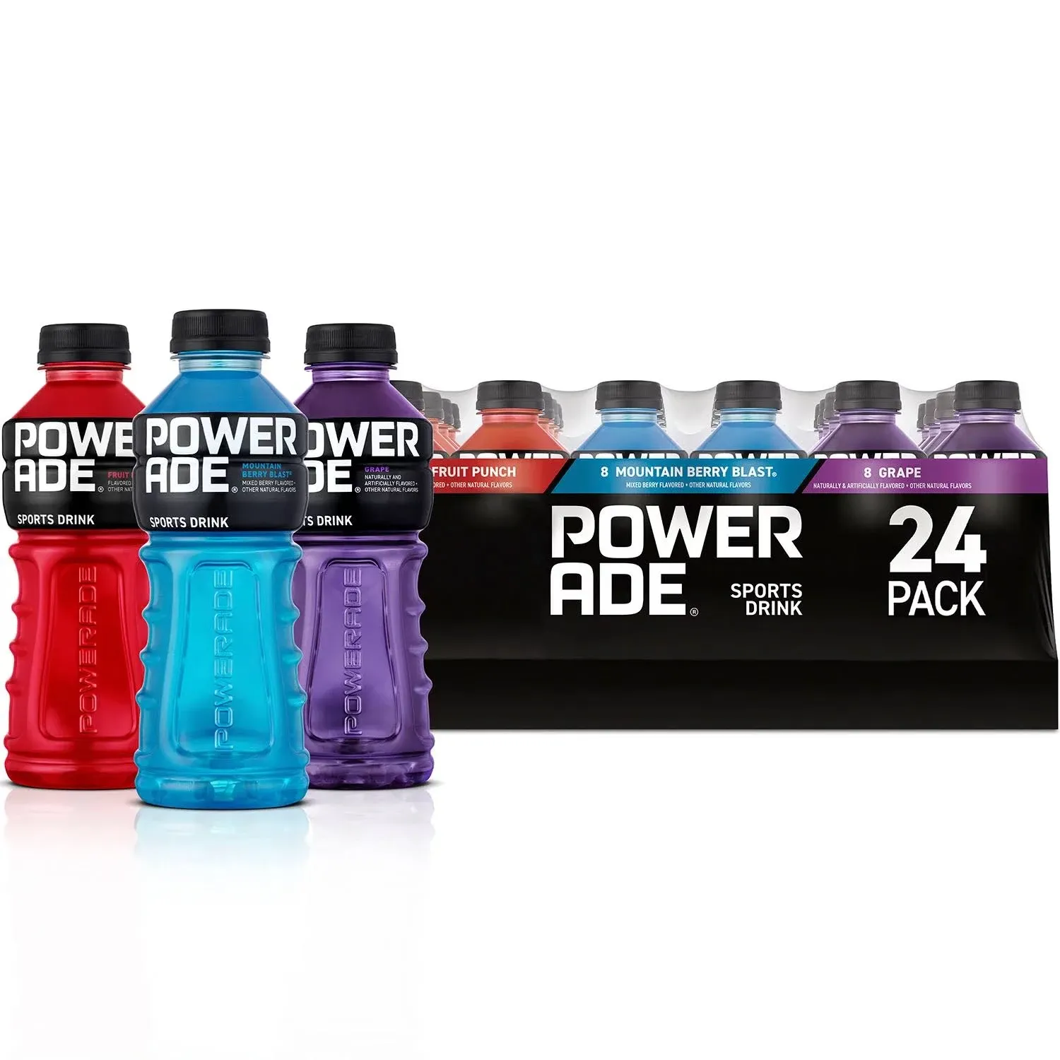 Powerade Ion4 Sports Drink Variety 20 Ounce (24 Count)