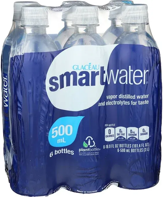 smartwater Vapor Distilled Water