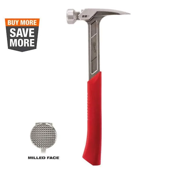 22 oz. Milled Face Framing Hammer