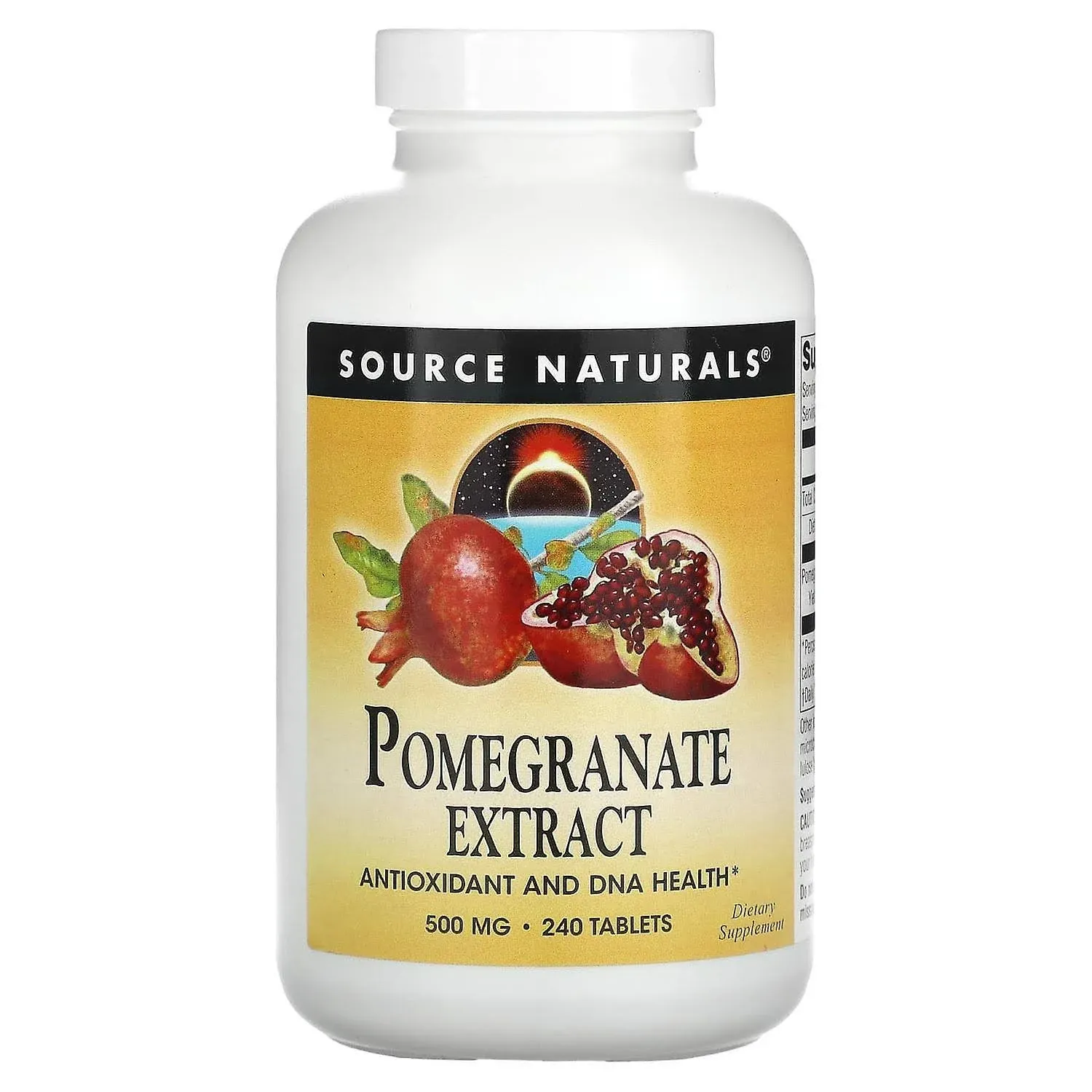 Source Naturals Pomegranate Extract 500 MG 240 Tablets