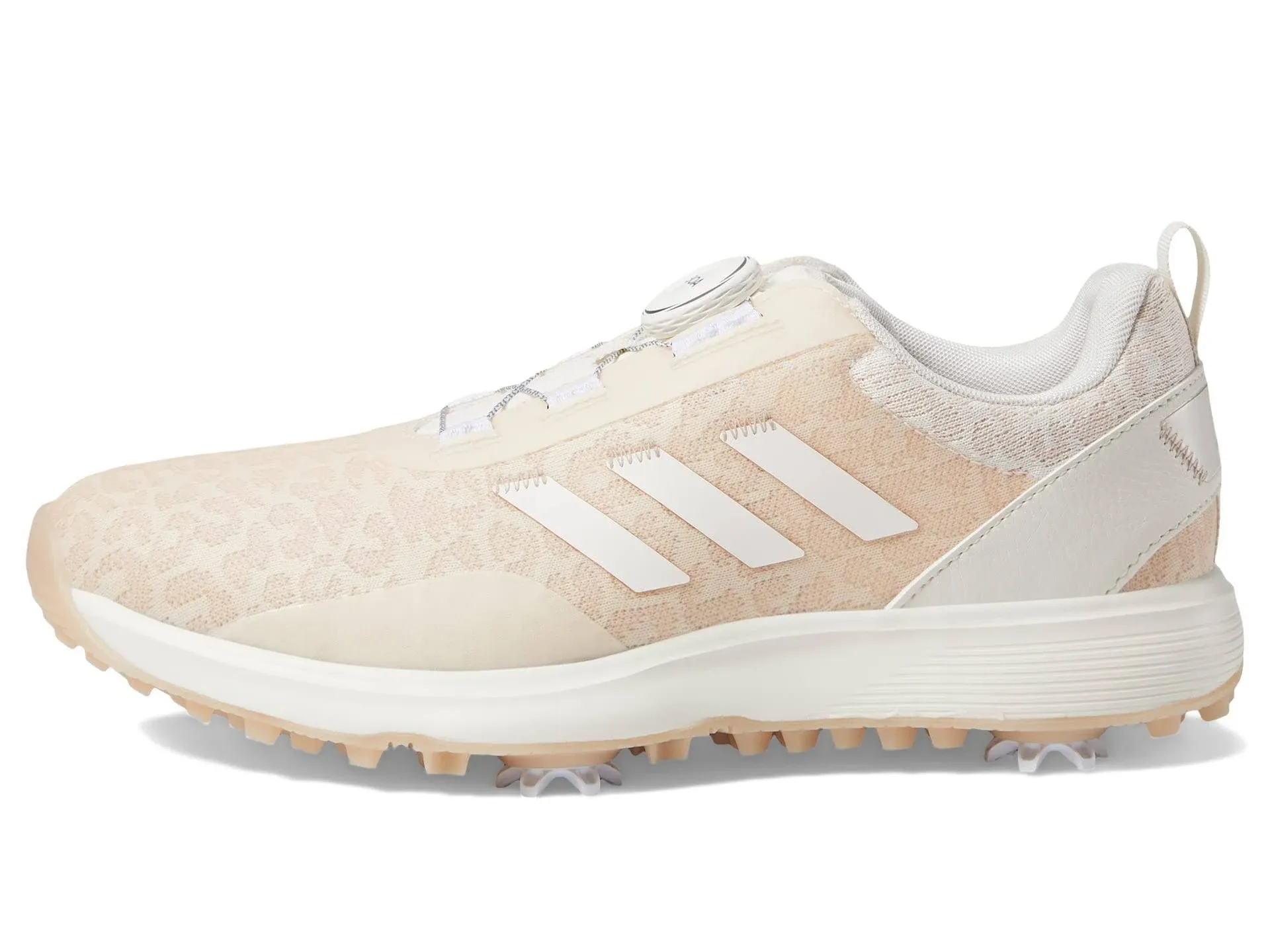 adidas Womens S2G 23 BOA Golf Shoes - Chalk White/Chalk White/Wonder Quartz