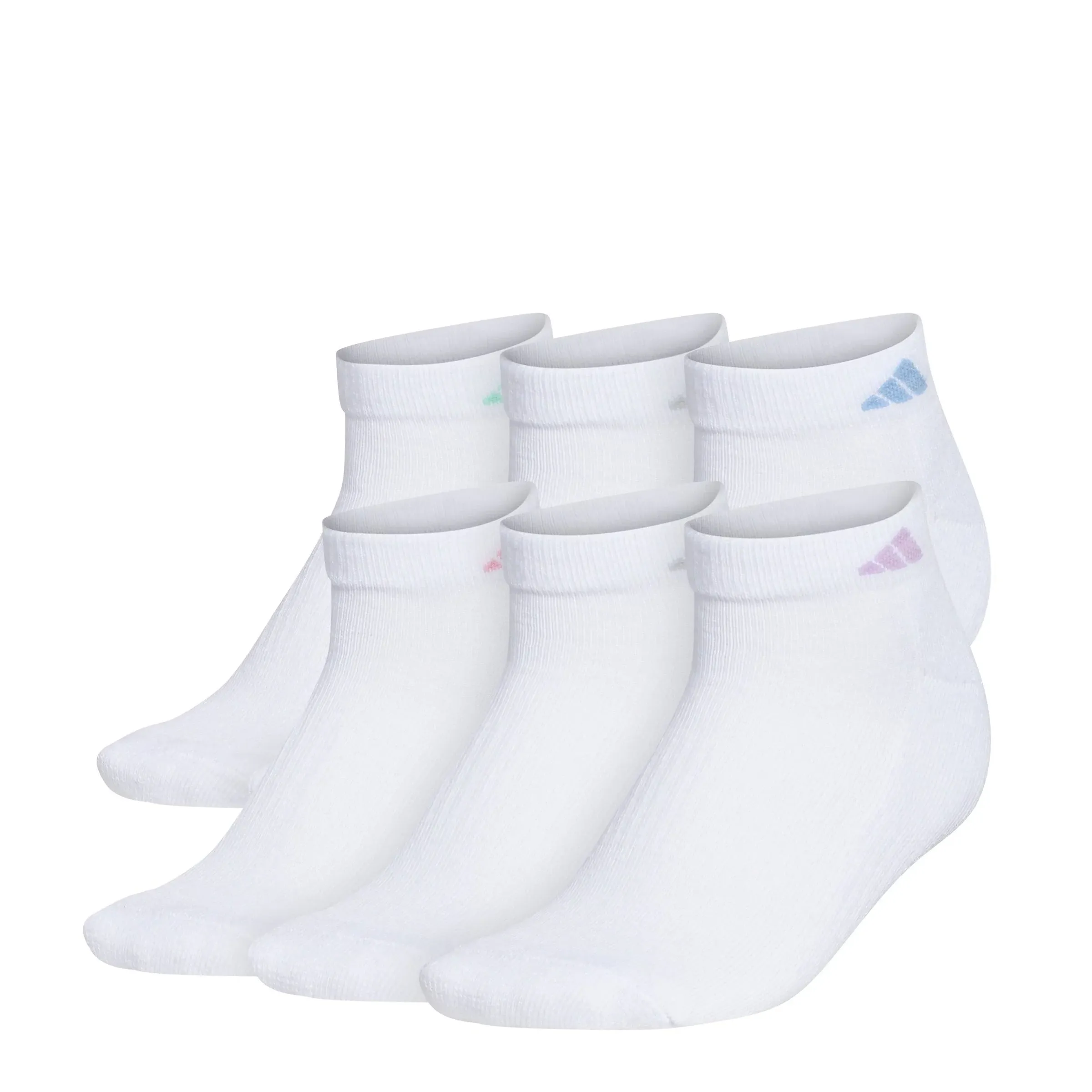 Adidas Women's Athletic Cushioned Low Cut Socks, 6-Pack