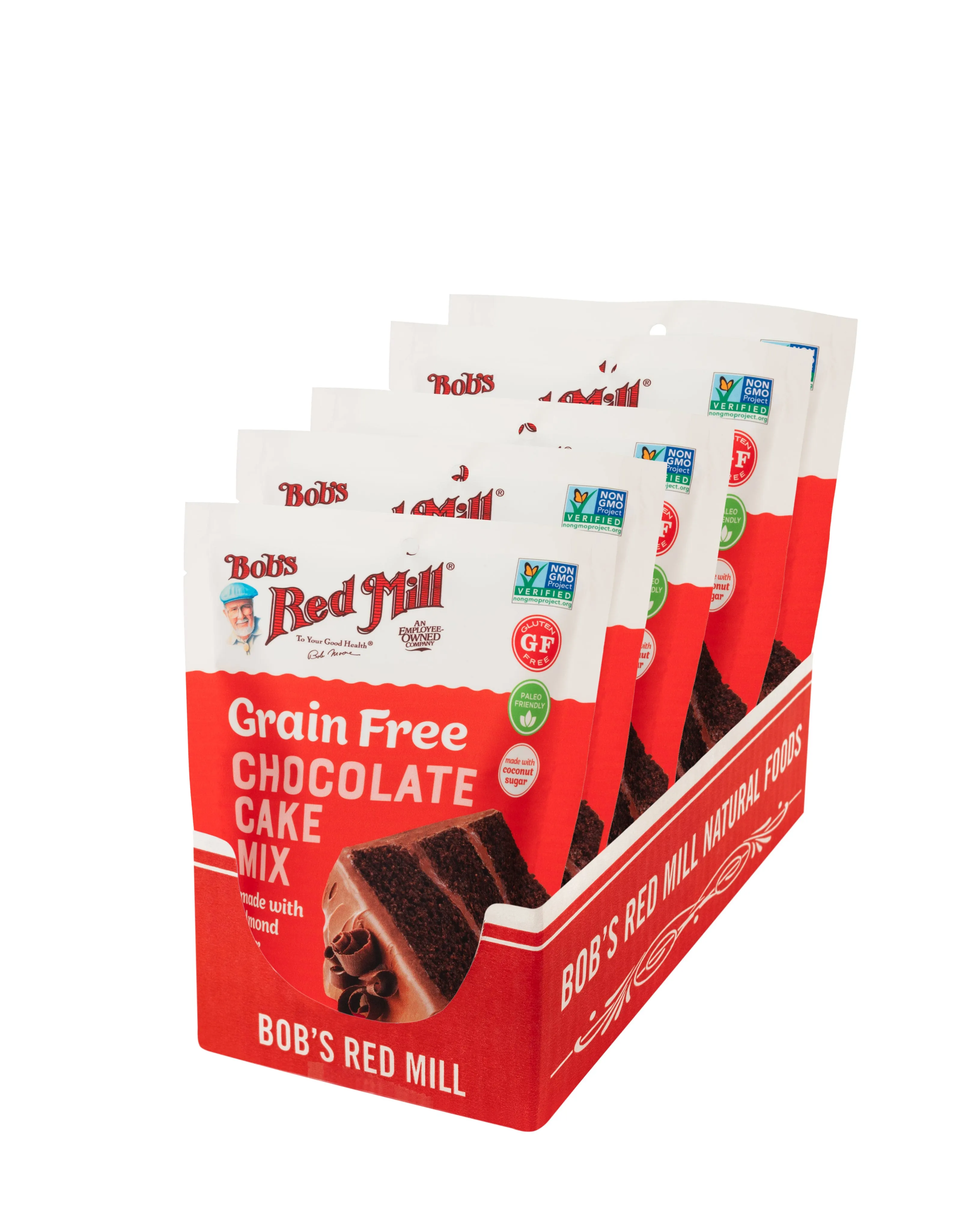 Bob's Red Mill Chocolate Cake Mix, Grain Free - 5 x 10.5 oz