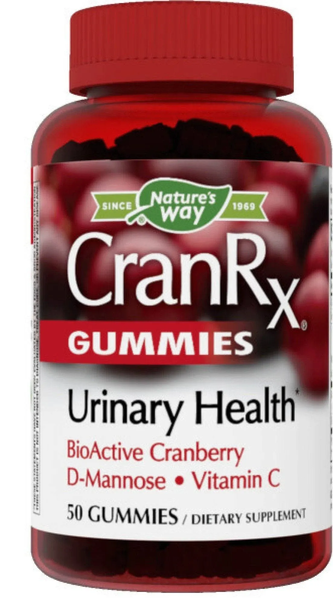 Nature's Way CranRx Urinary Health, Gummies, BioActive Cranberry - 50 gummies