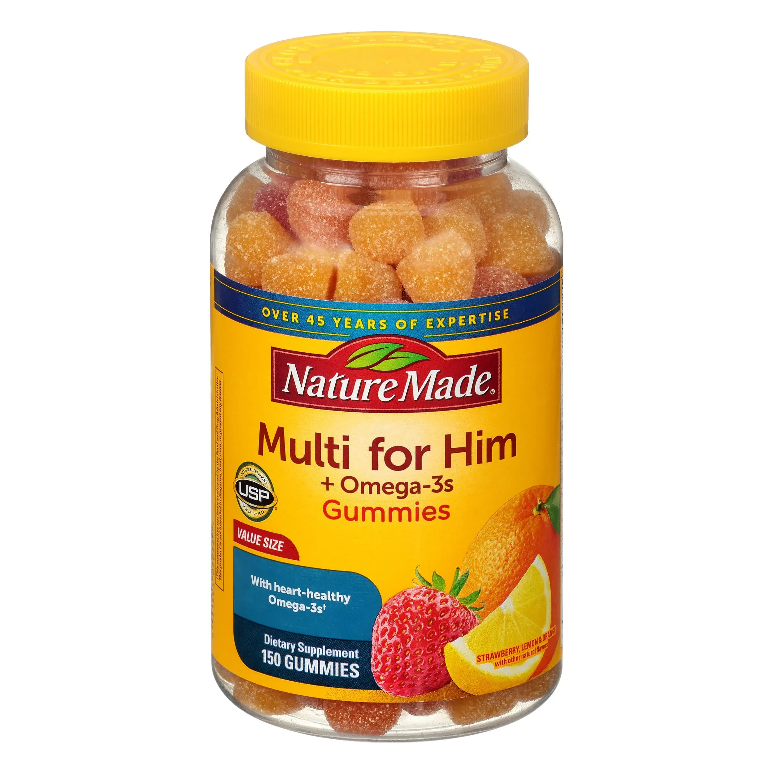 Nature Made Multi for Him Plus Omega-3 Gummies