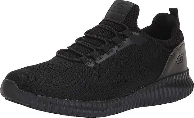 Skechers Work Cessnock-77188 8.5 Men's Black Shoe