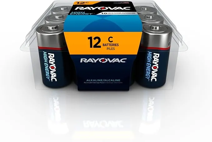 Rayovac C Alkaline Batteries - 12 Pack | by Fleet Farm