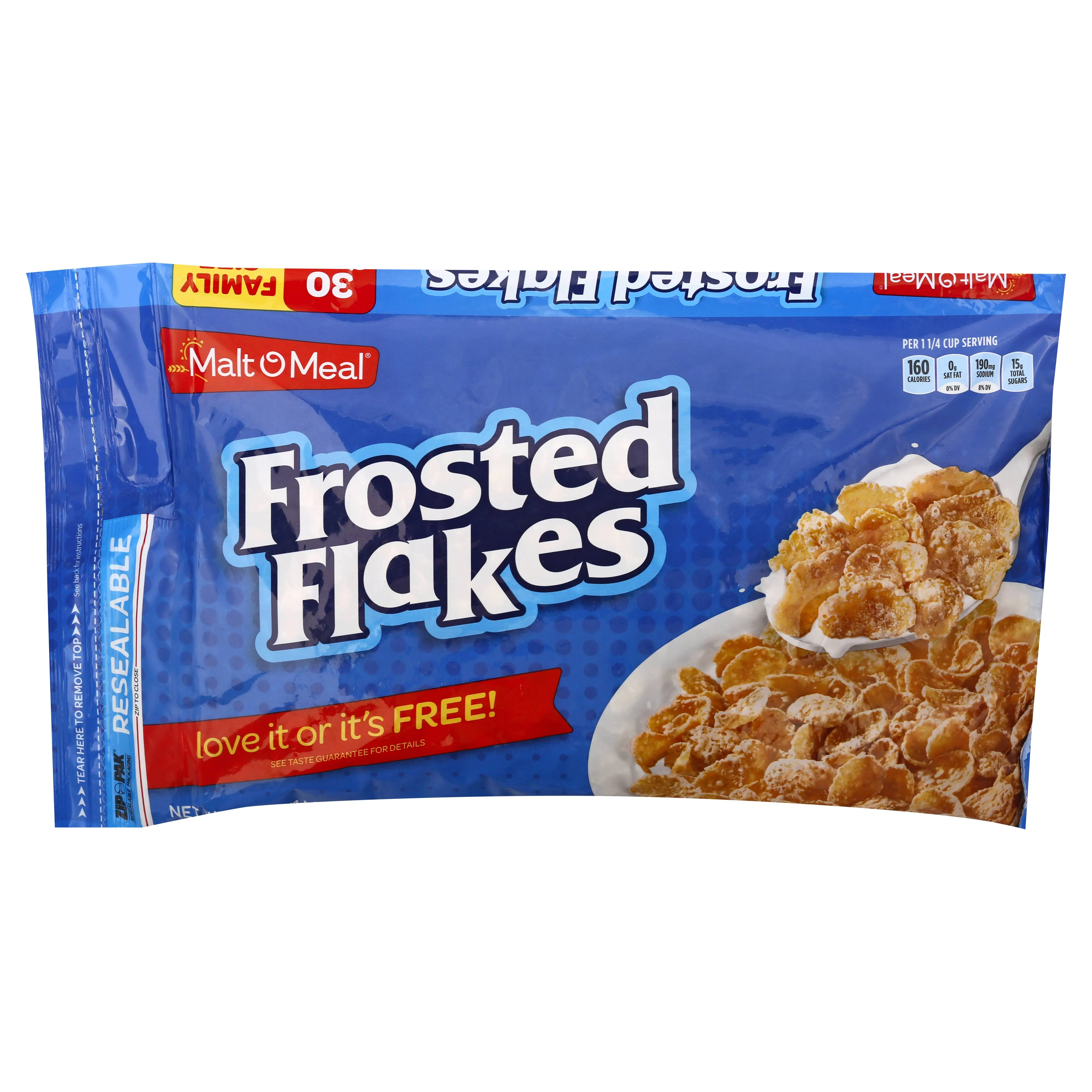 Malt-O-Meal Sweetened Frosted Flakes Cereal - 30 oz bag