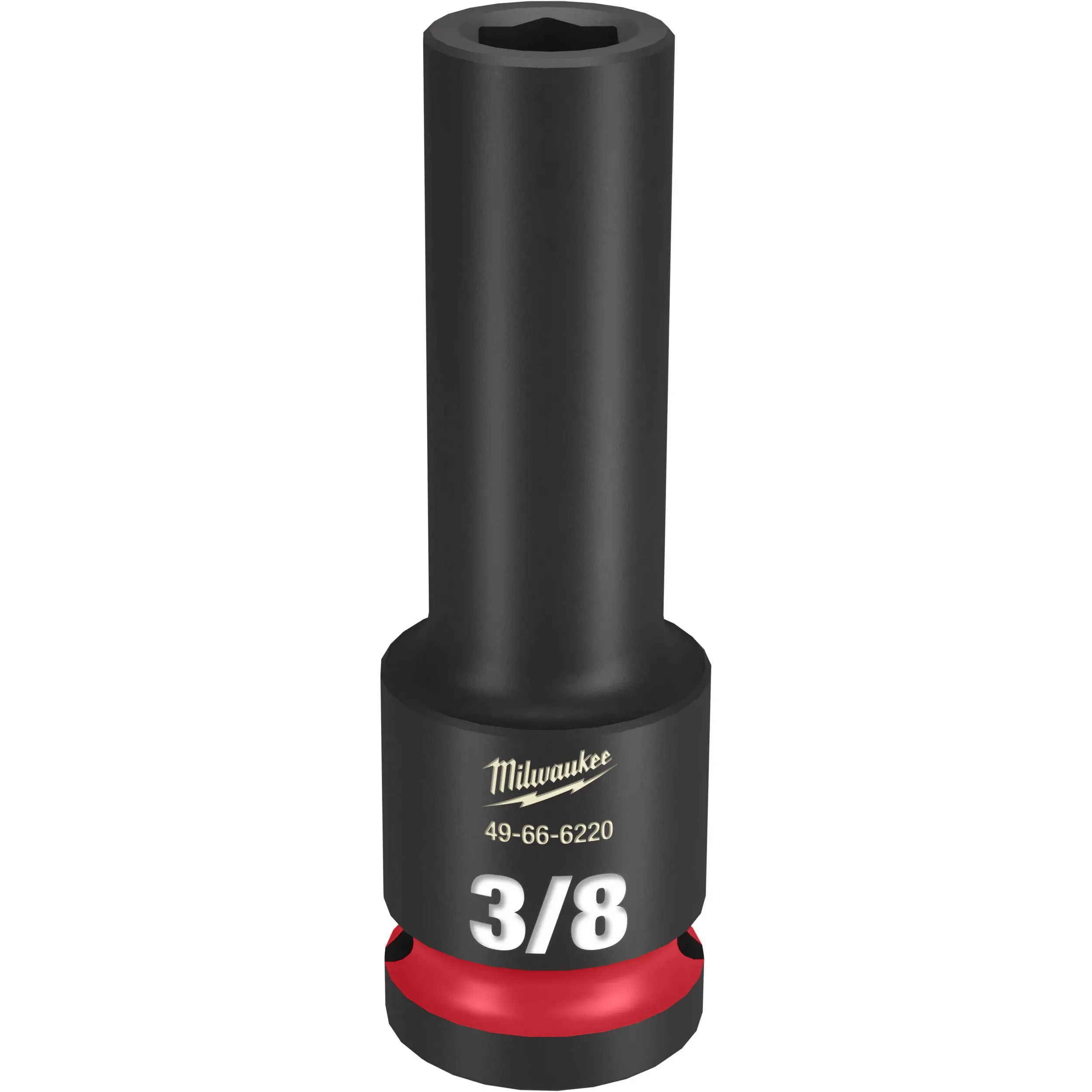 Milwaukee 49-66-6220 Shockwave Impact Duty 1/2" Drive 3/8" Deep 6 Point Socket