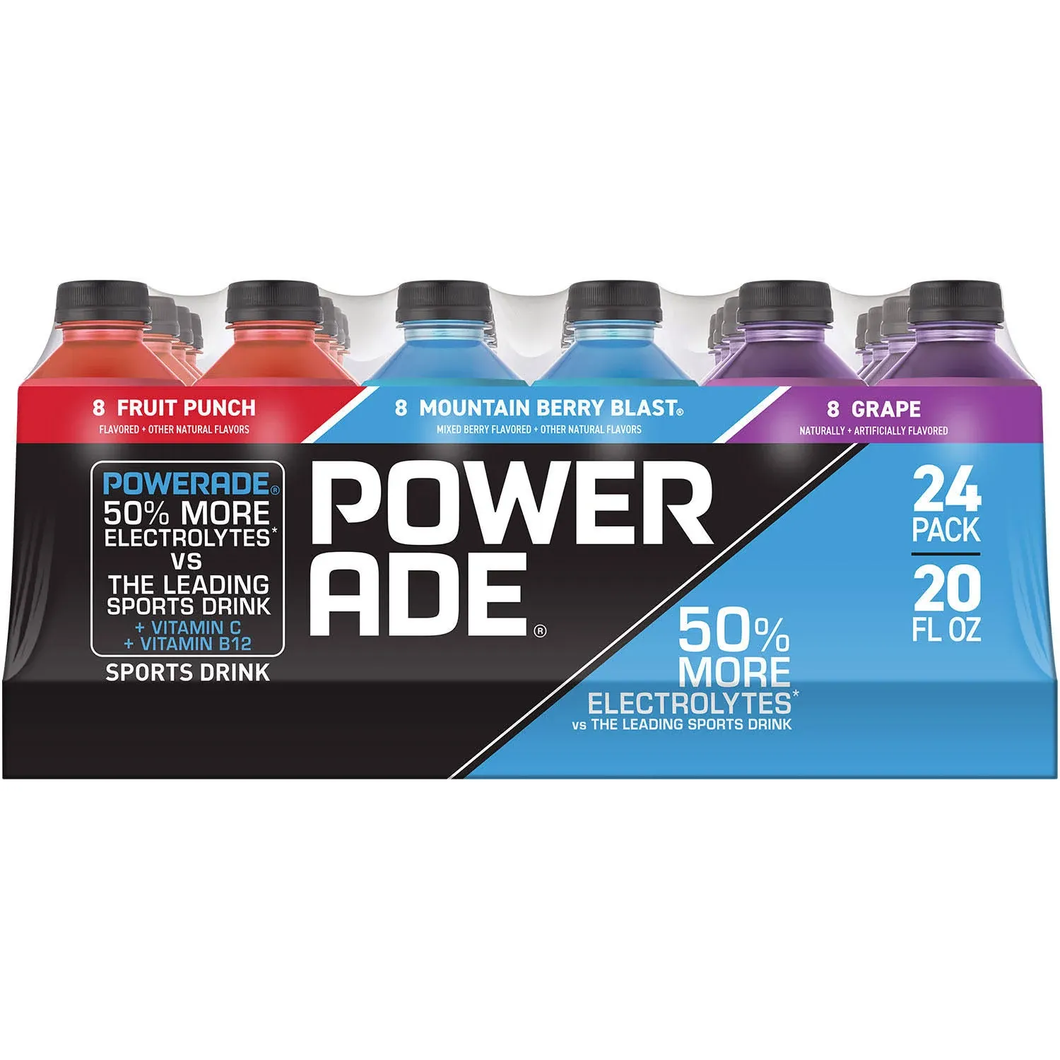 Powerade 20 oz Variety 24 Pack