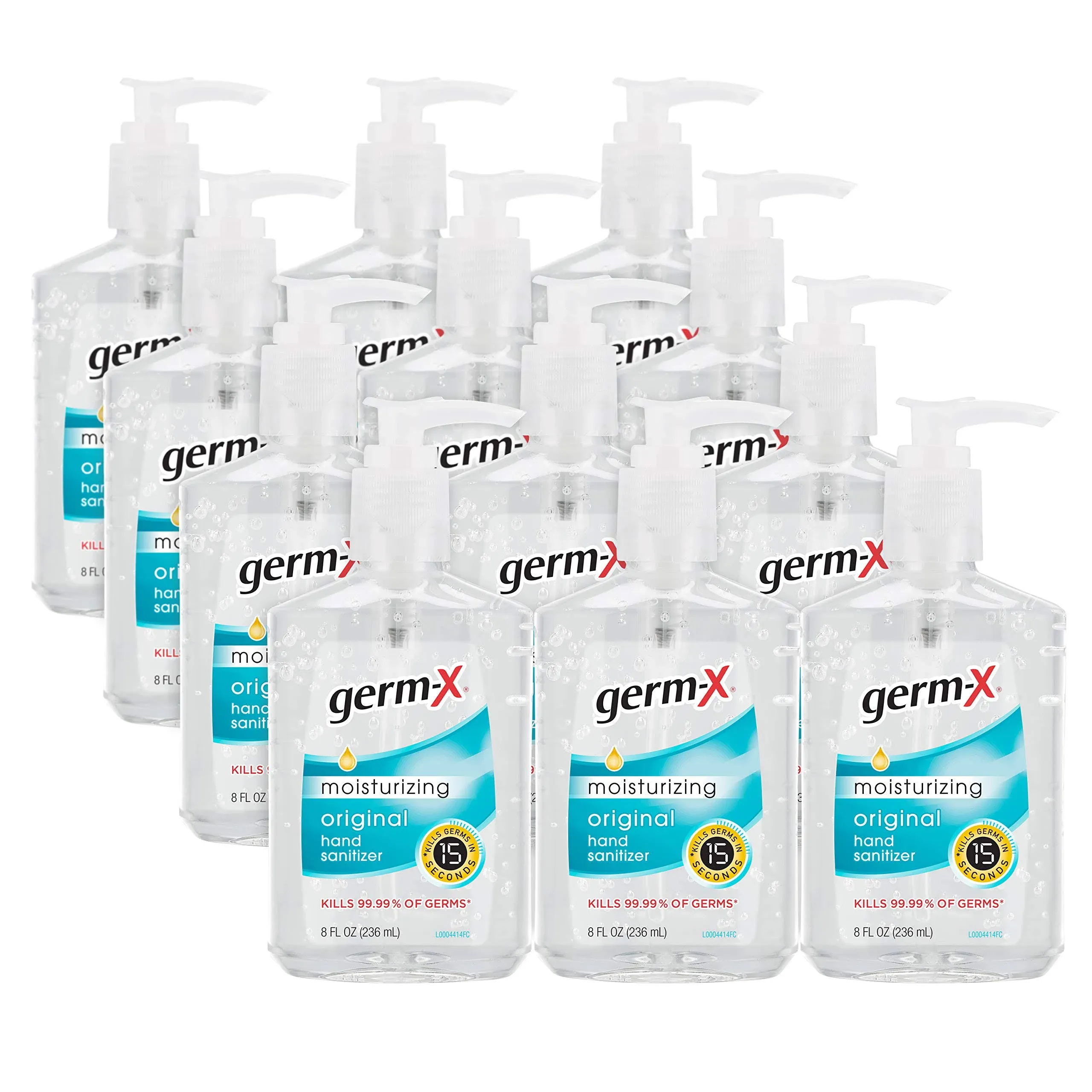 Hand Sanitizer Germ-X FDA Registered and Listed 8 oz with Pump