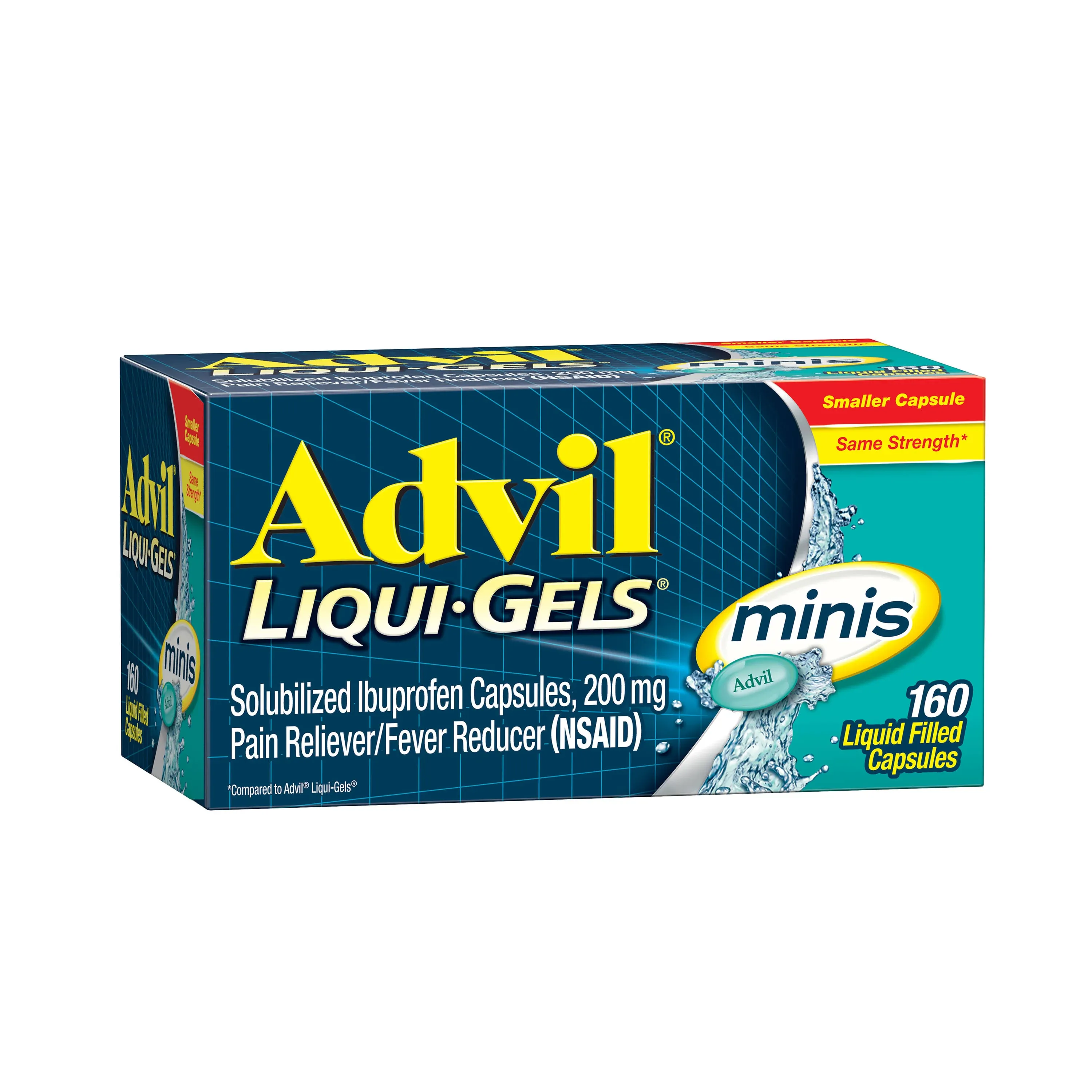 Advil Liqui-Gels Minis Liquid Filled Capsule - 160 count