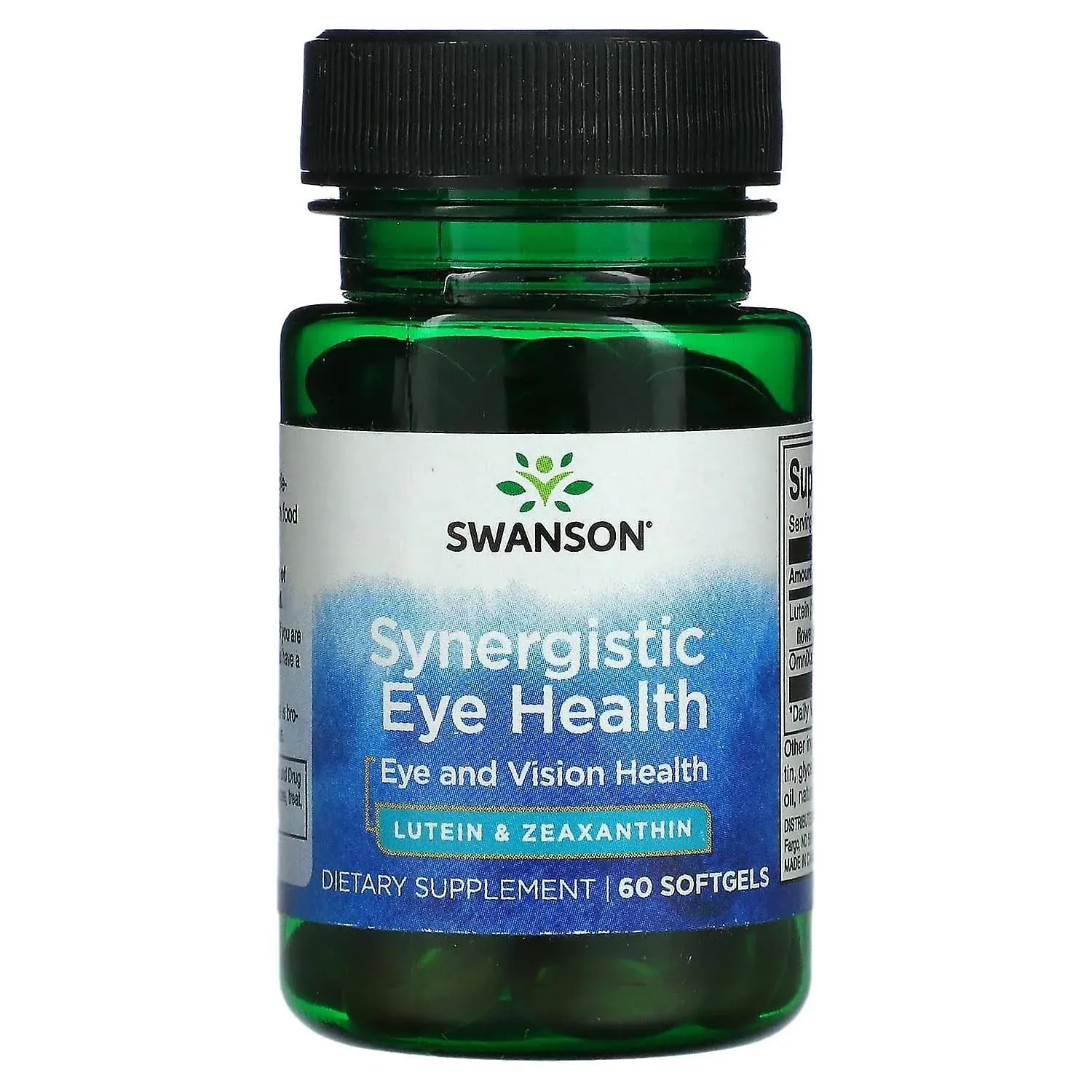 (180 g, 285,36 EUR/1Kg) 4 x (Swanson Synergistic Eye Health Lutein &amp; Zeaxanthin