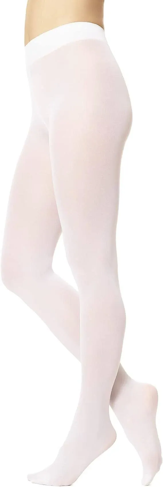 Hue Opaque Tights - White - 2