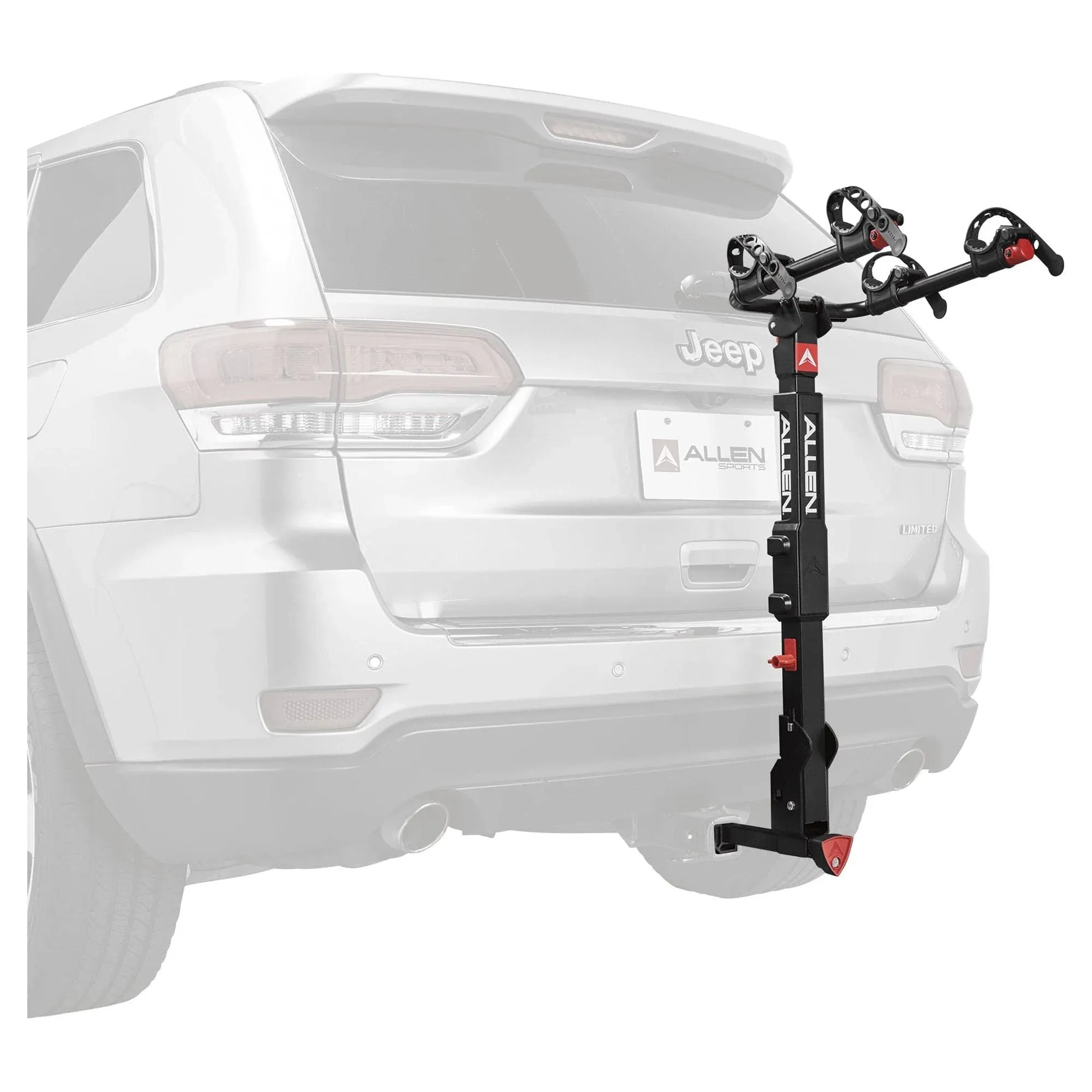 Allen Sports Premier Locking Quick Release 2-Bike Carrier for 2 in. & 1 4 in. Hitch