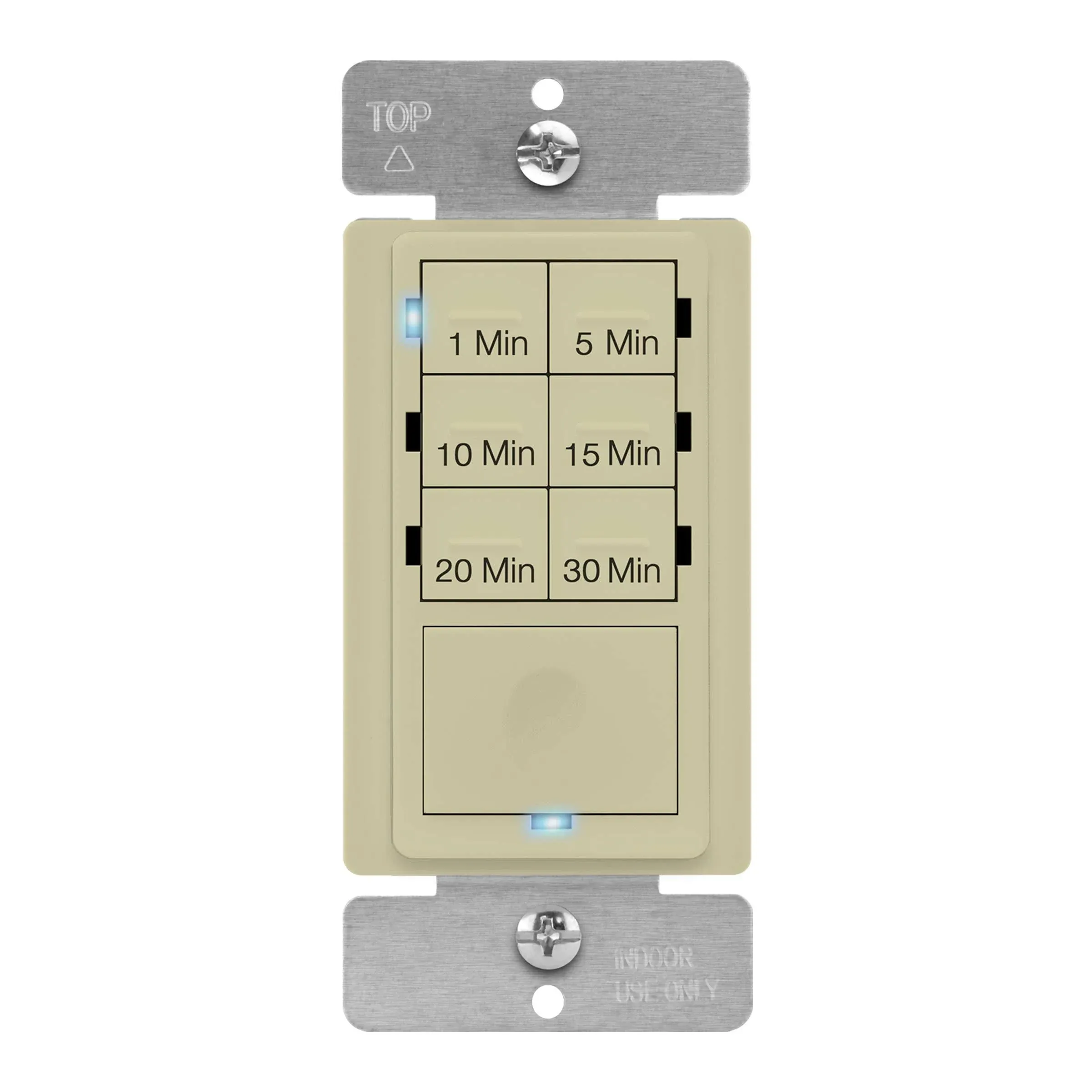 Enerlites In-Wall Preset Countdown Timer Switch (1 Minute-30 Minutes) Ivory