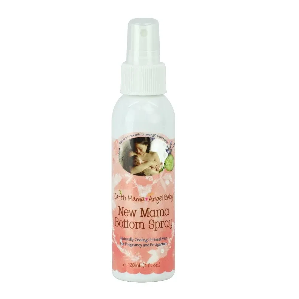 Earth Mama Angel Baby New Mamma Bottom Spray - 4 fl oz bottle