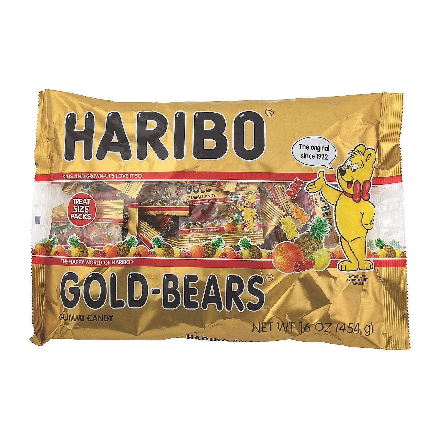 Haribo Gummy Bear Mini Packs (37 Packs)