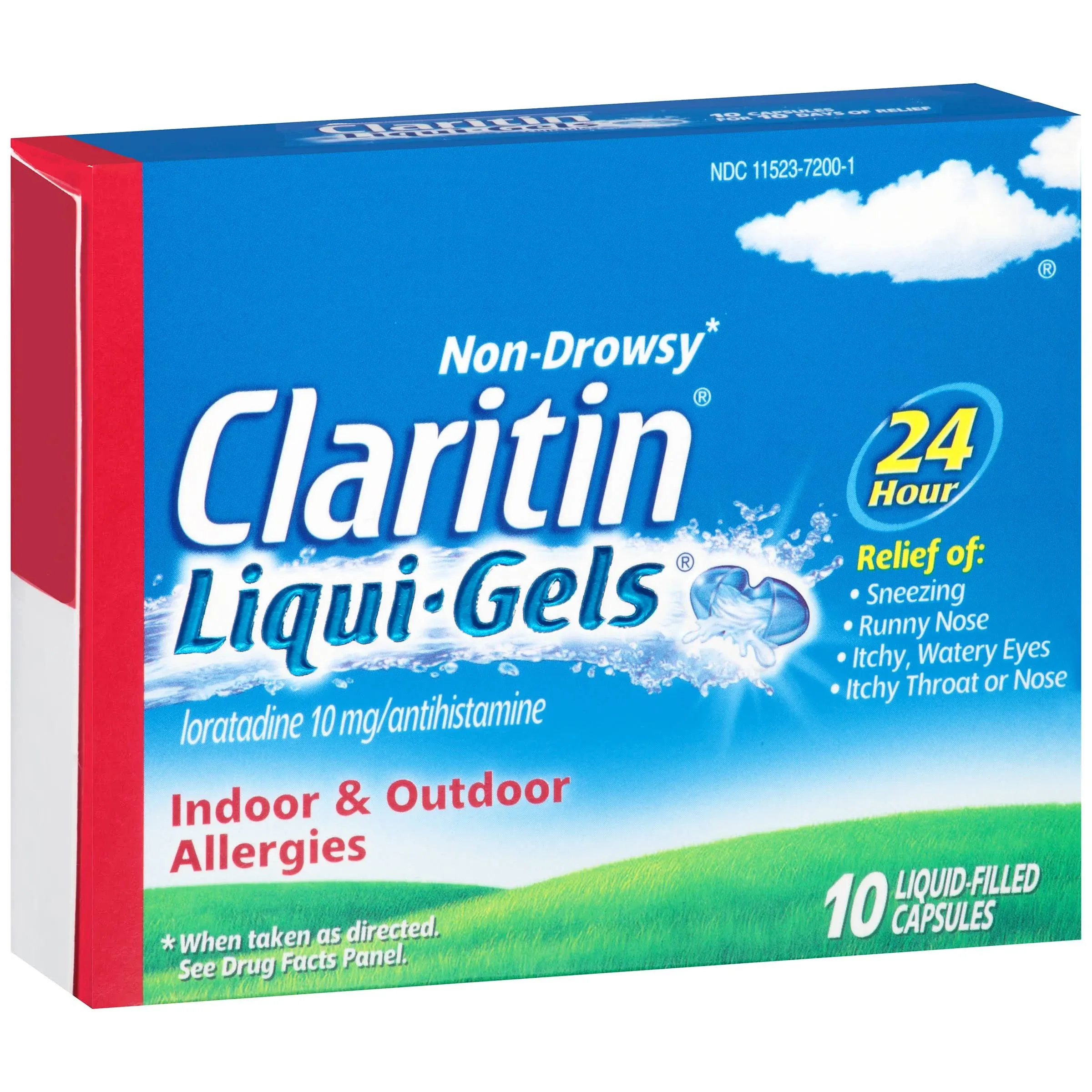 Claritin 24-Hour Indoor and Outdoor Allergies Liqui-Gels