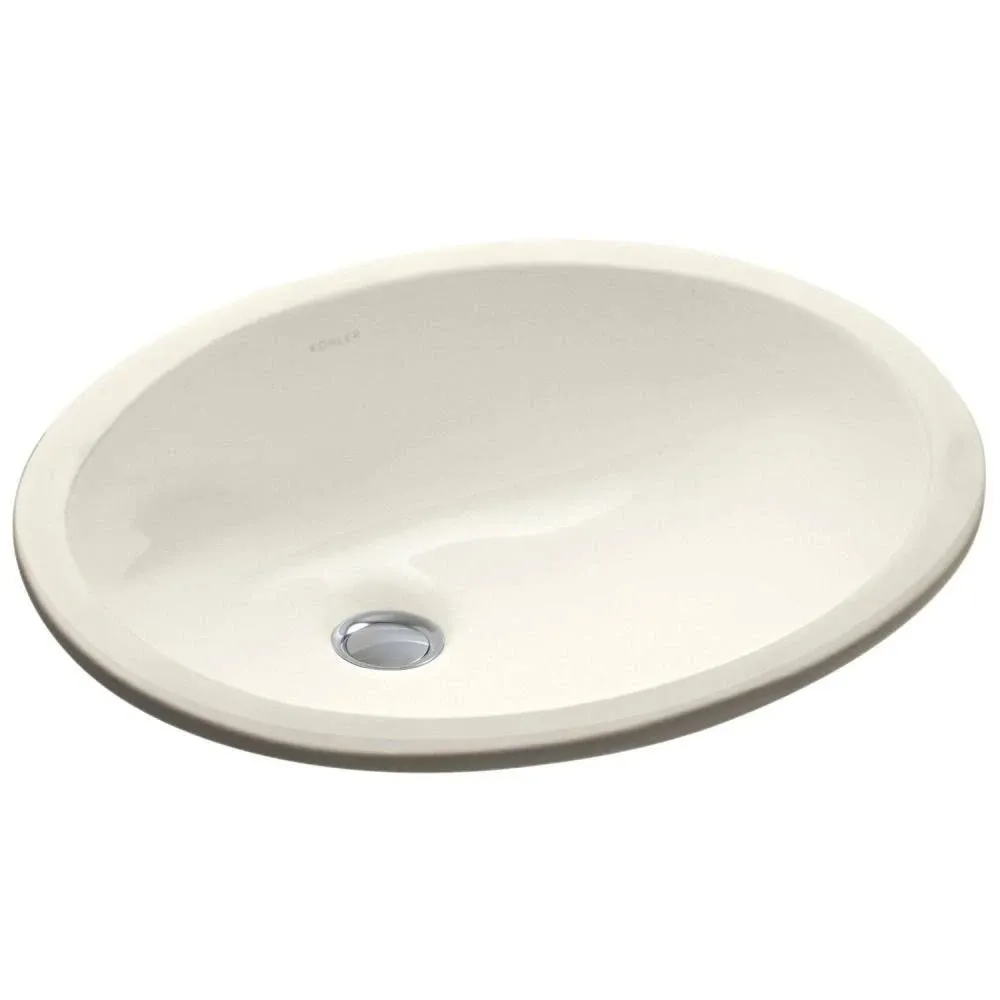 Kohler K-2209-0 Caxton Under-Mount Bathroom Sink, White