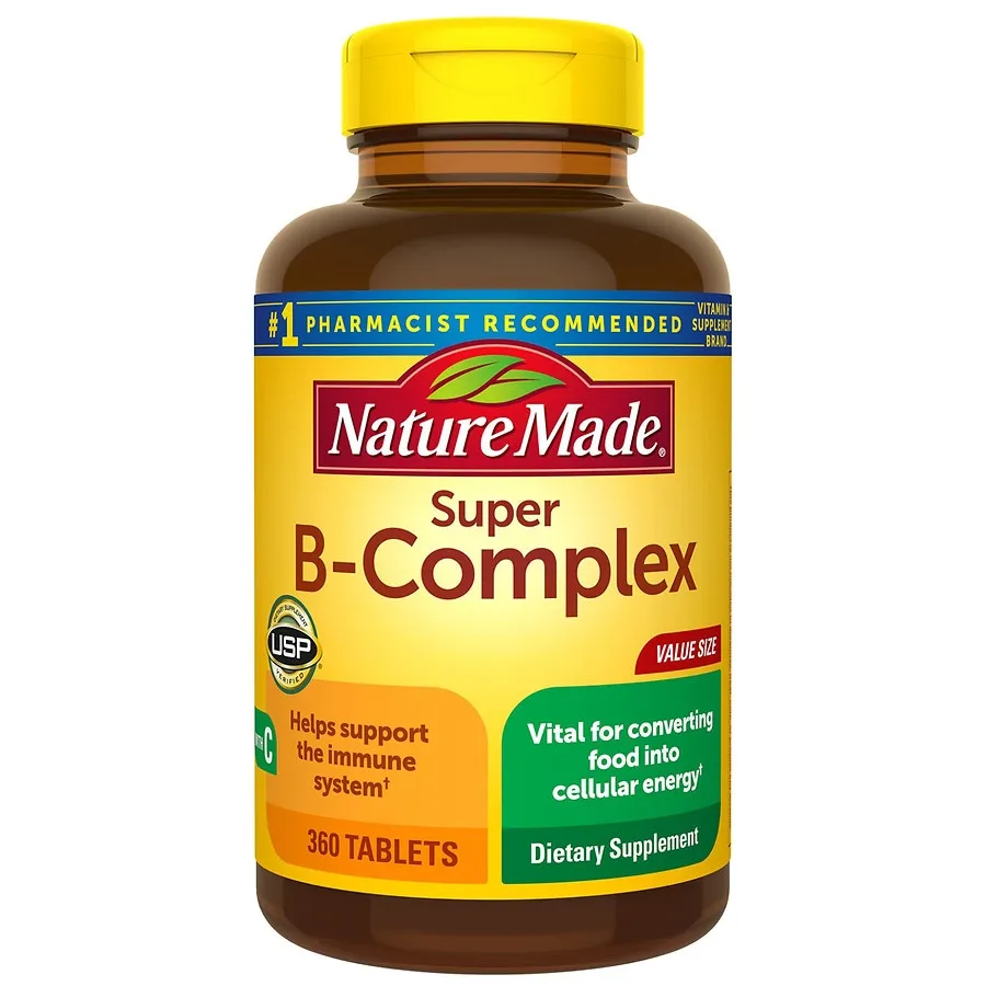 Nature Made Super B-Complex, Tablets - 360 count bottle