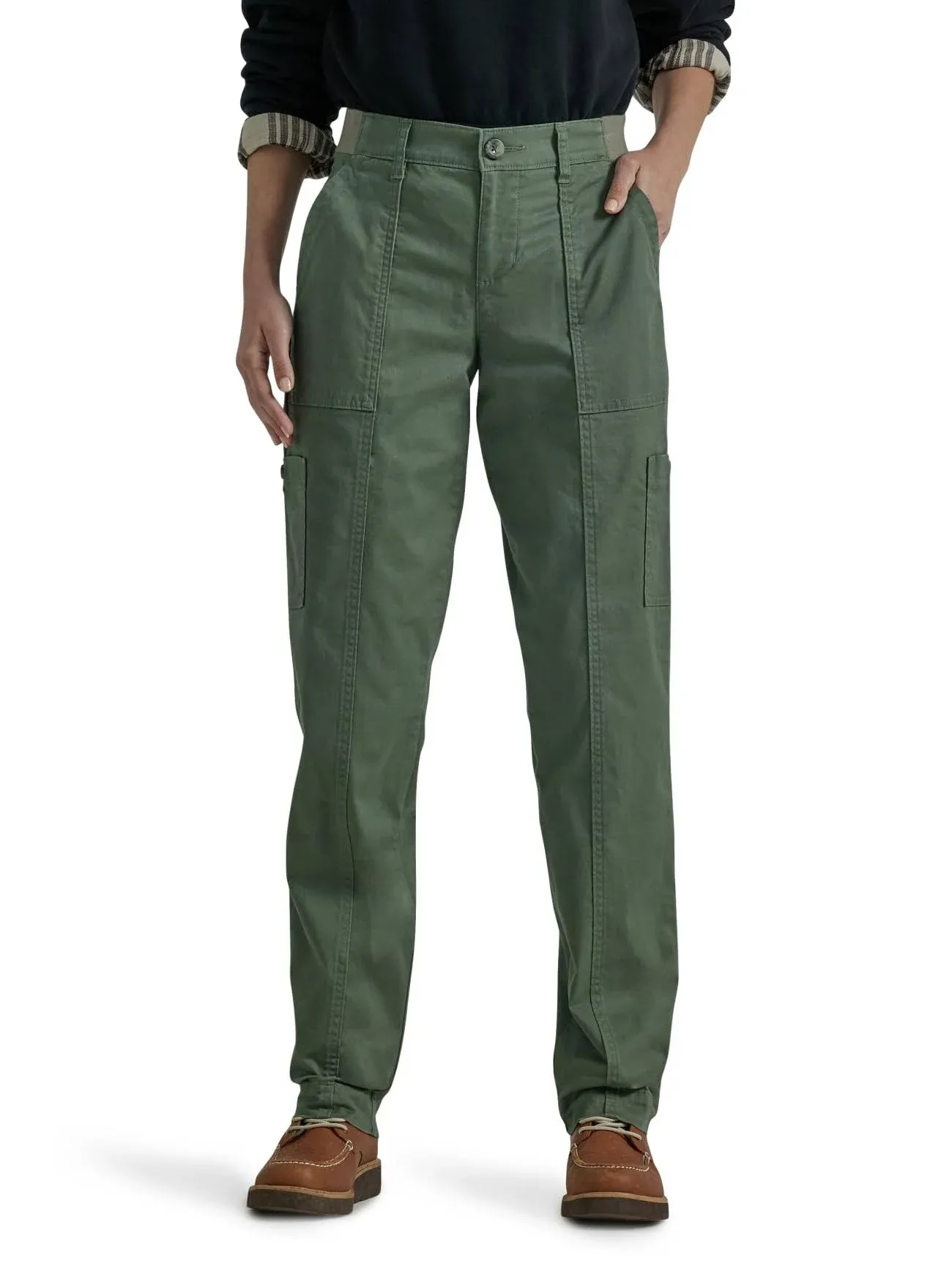 Lee Women's Petite Ultra Lux Comfort with Flex-To-Go Utility Pant