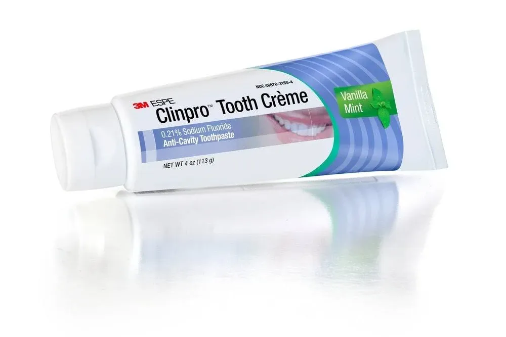 3M Clinpro Tooth Creme 0.21% Sodium Fluoride Anti Cavity Toothpaste, Vanilla Mint