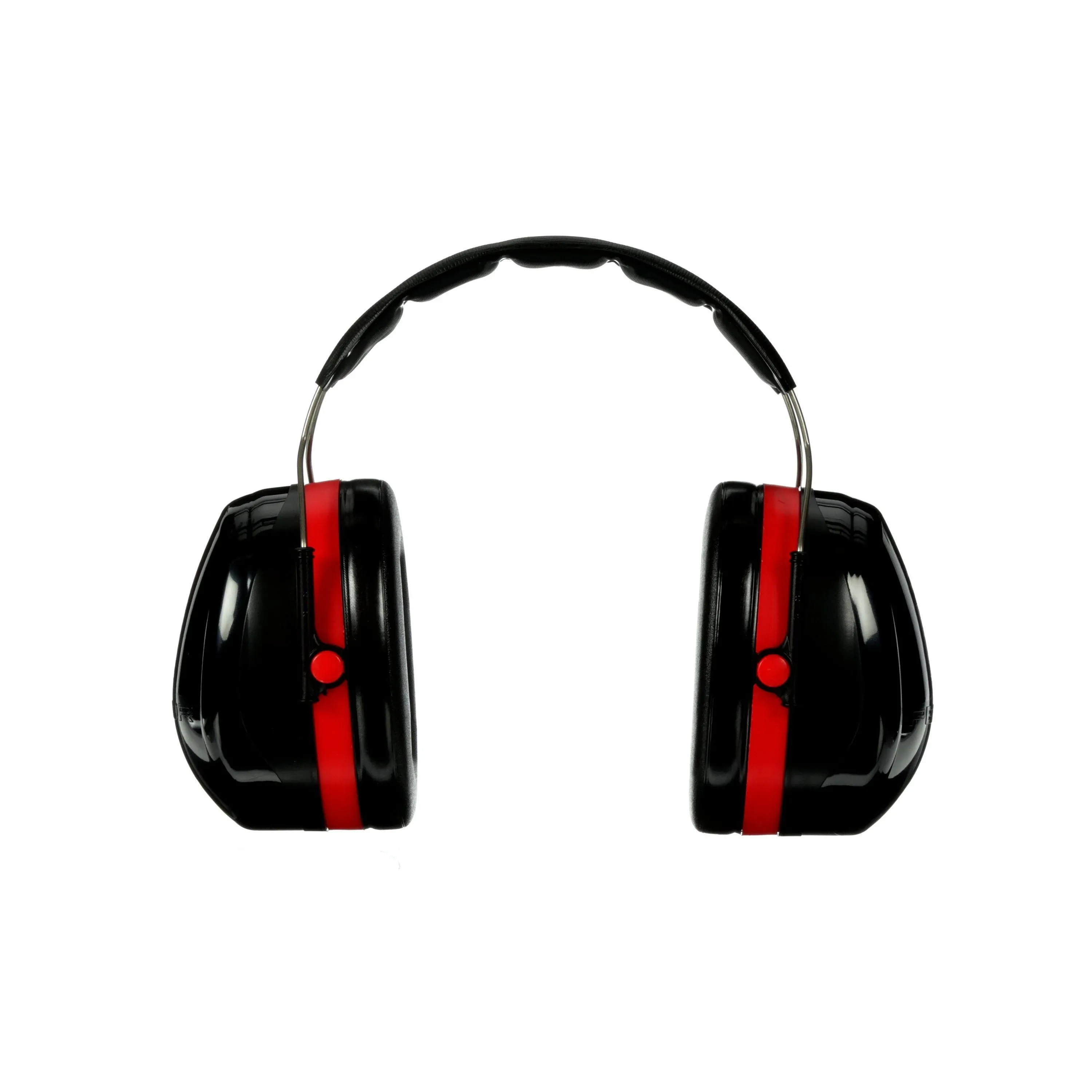 3M H10P3E Peltor Optime 105 Black / Red Cap-Mount Earmuffs