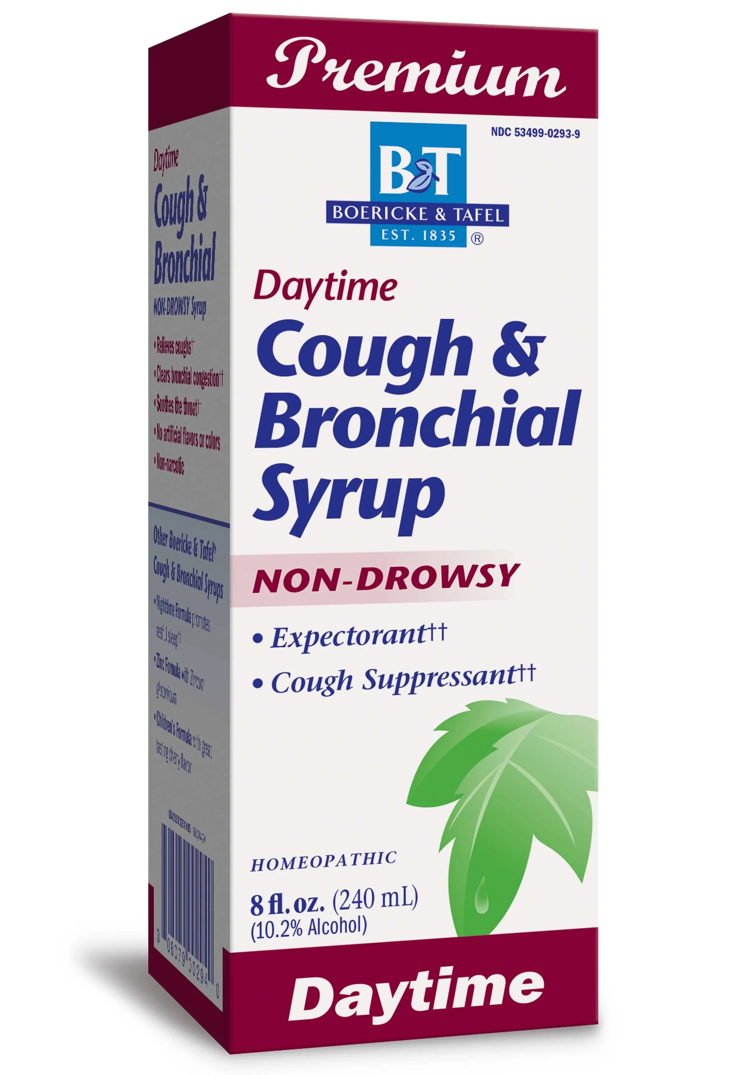 Boericke & Tafel Cough & Bronchial Daytime Syrup - 8 oz bottle