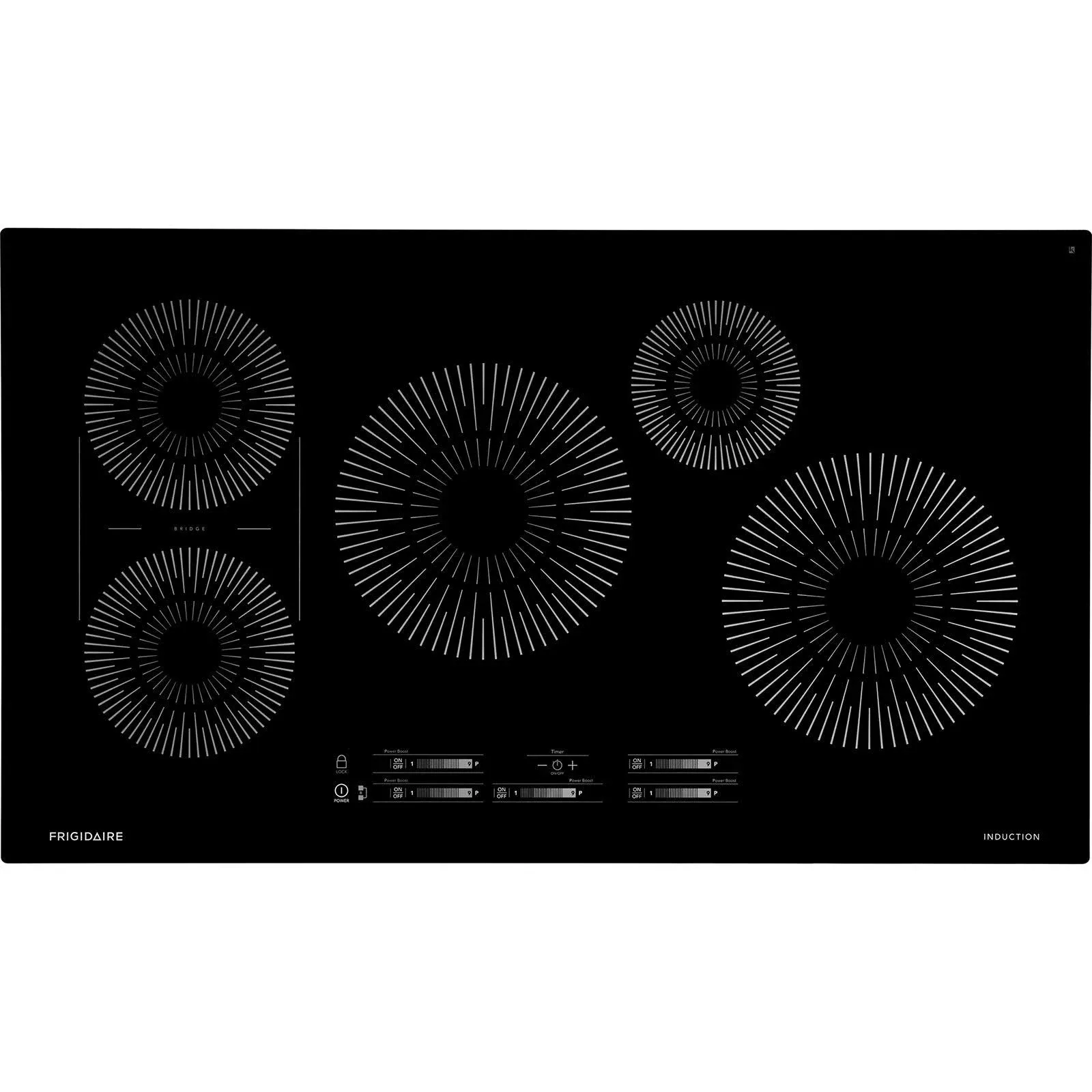 Frigidaire - 36" Gas Cooktop - Black