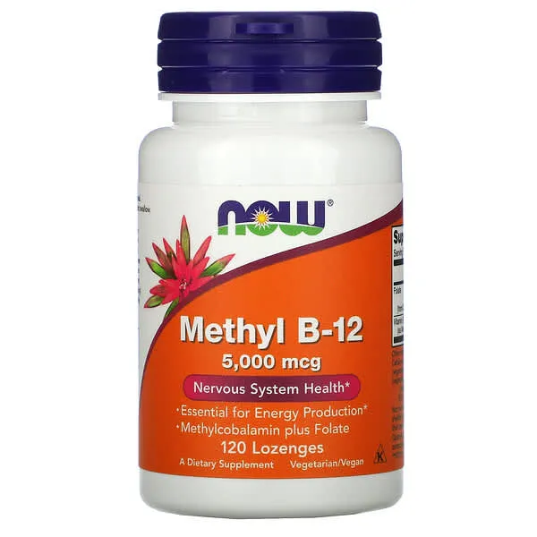 NOW Foods, Methyl B-12, 1,000 mcg, 100 Lozenges