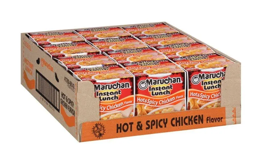 Maruchan Instant Lunch, Hot & Spicy Chicken Flavor