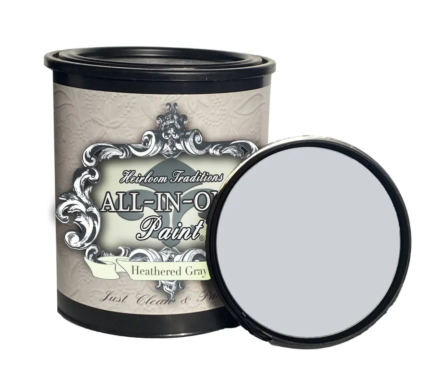 ALL-IN-ONE Paint. Durable cabinet and furniture paint. Built in primer and top coat, no sanding needed. Polo (Dark Navy), 8 Fl Oz Sample