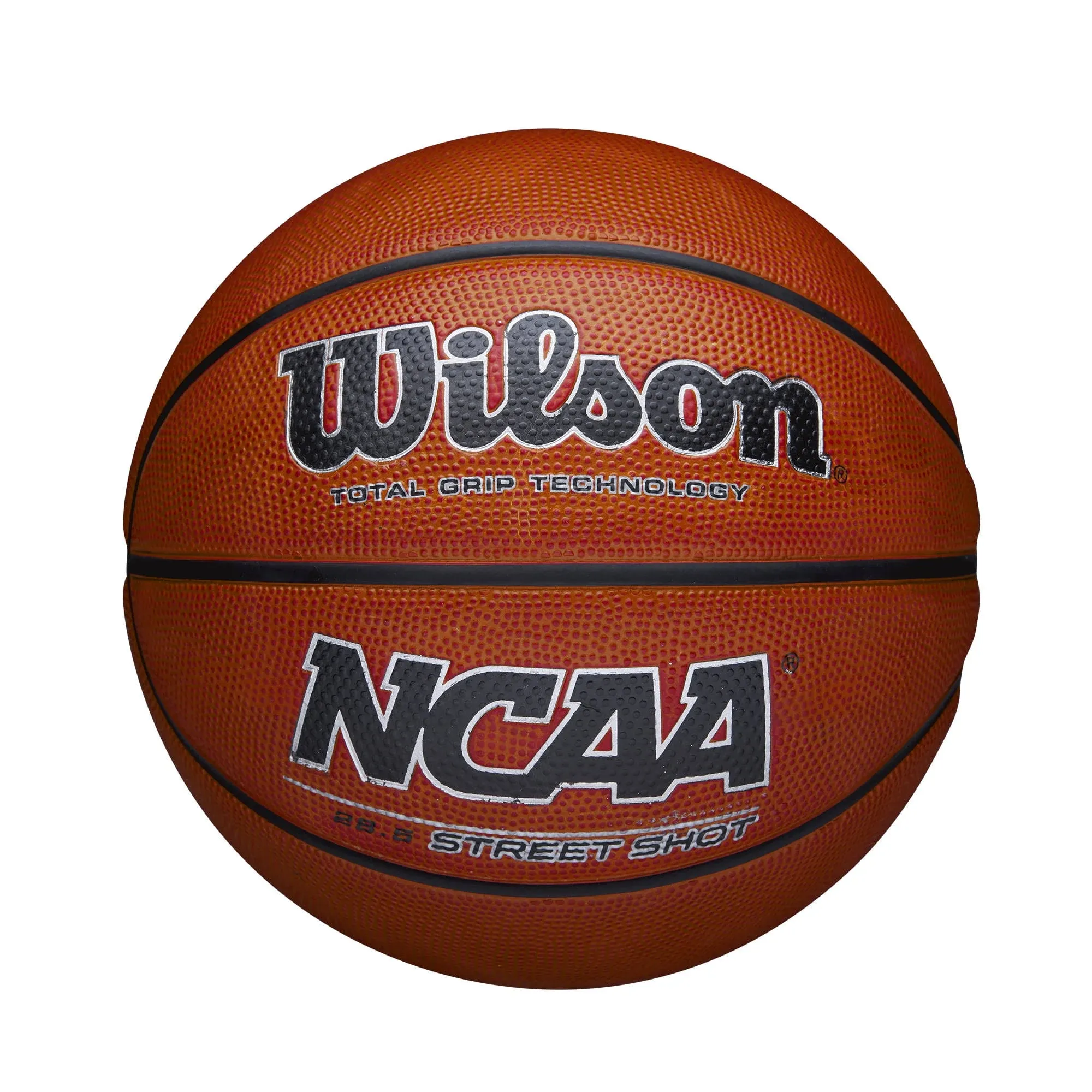 Wilson NCAA Street Shot Outdoor Basketball, Official Size 29.5&#034;