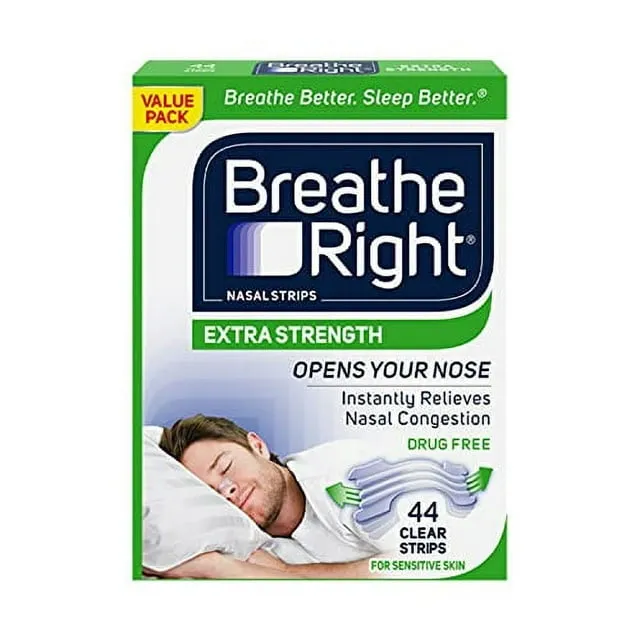 Breathe Right Extra Strength Clear Nasal Strips