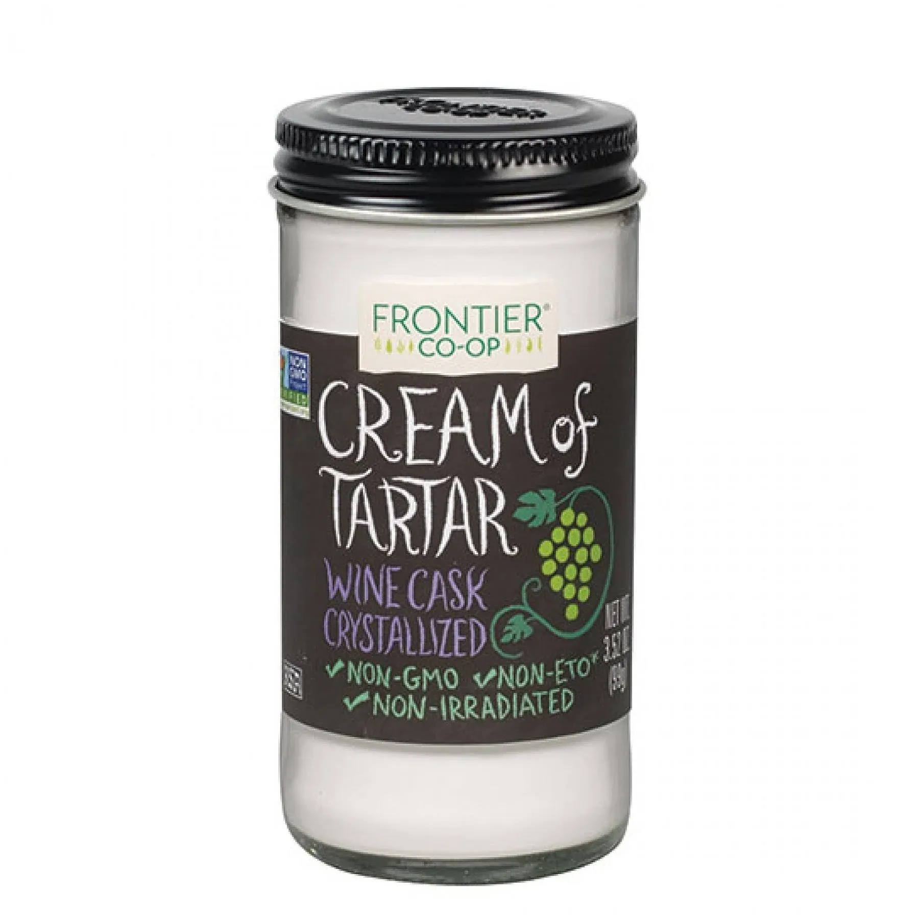 Frontier Natural Products, Cream of Tartar, Powder, 3.52 oz