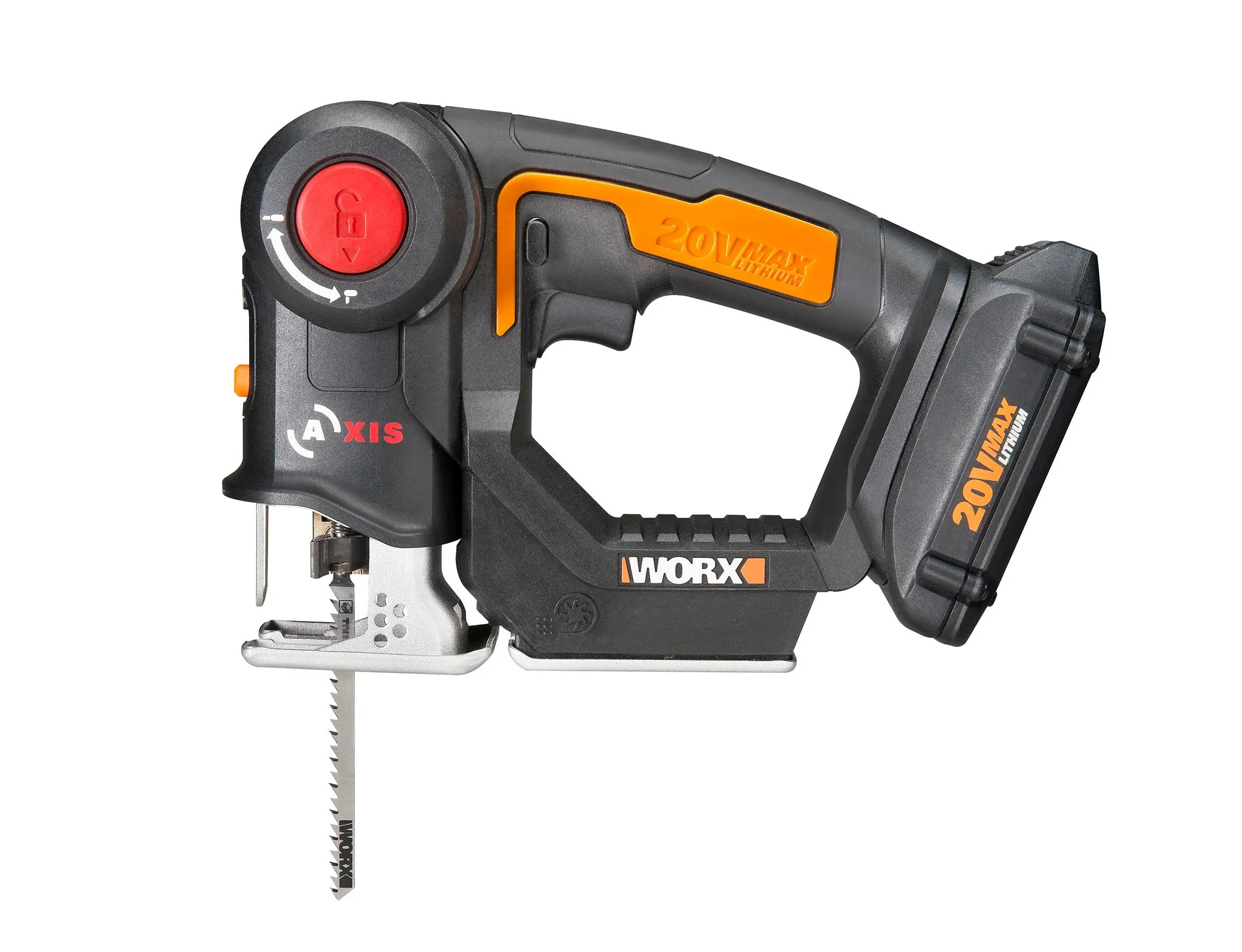 Worx WX550L.9 20V Axis 2-in-1 Reciprocating Saw and Jigsaw Tool Only