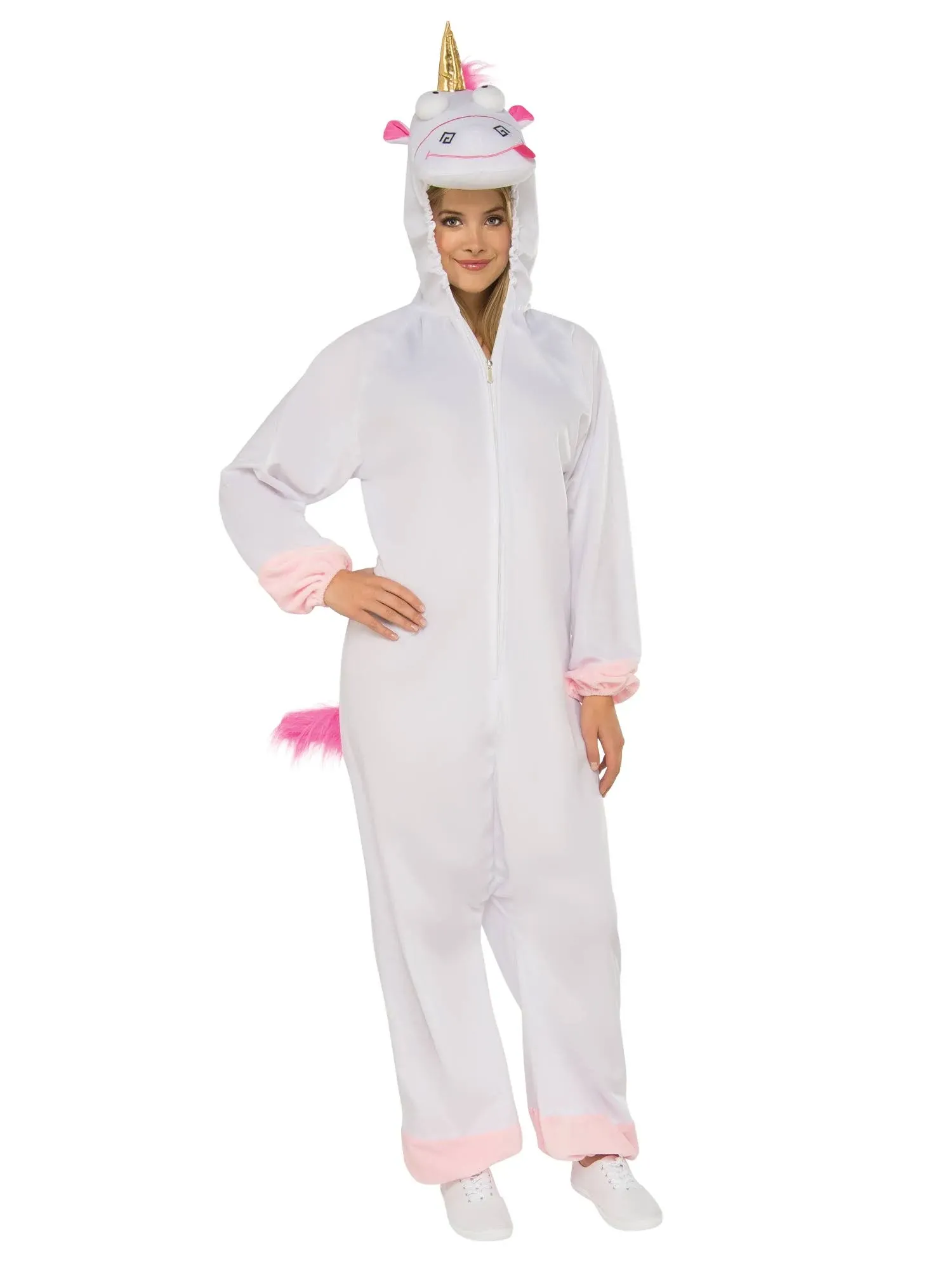 "Women's Despicable Me Fluffy Unicorn Jumpsuit Costume"